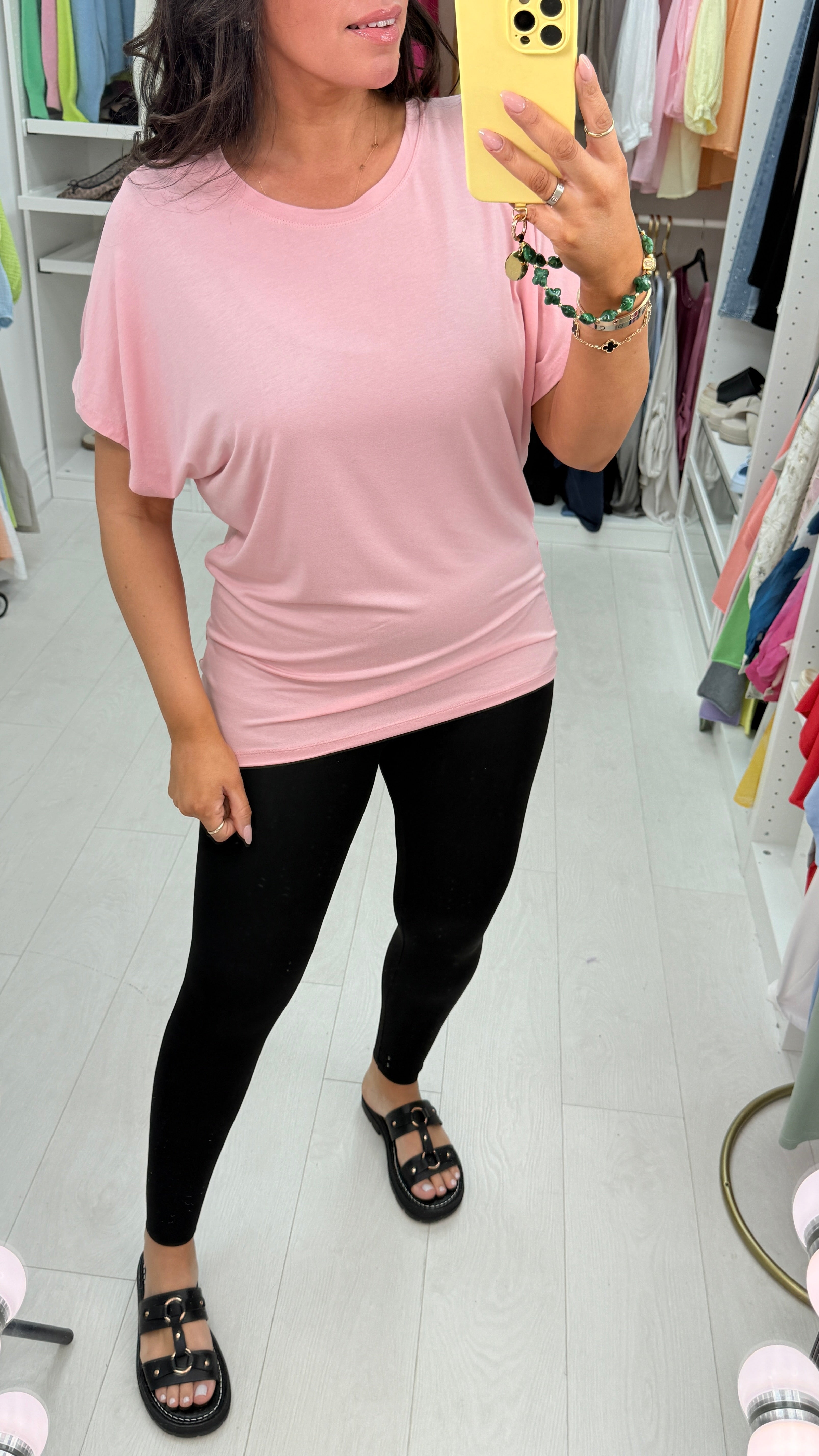 Jane Plain Round Neck T-Shirt