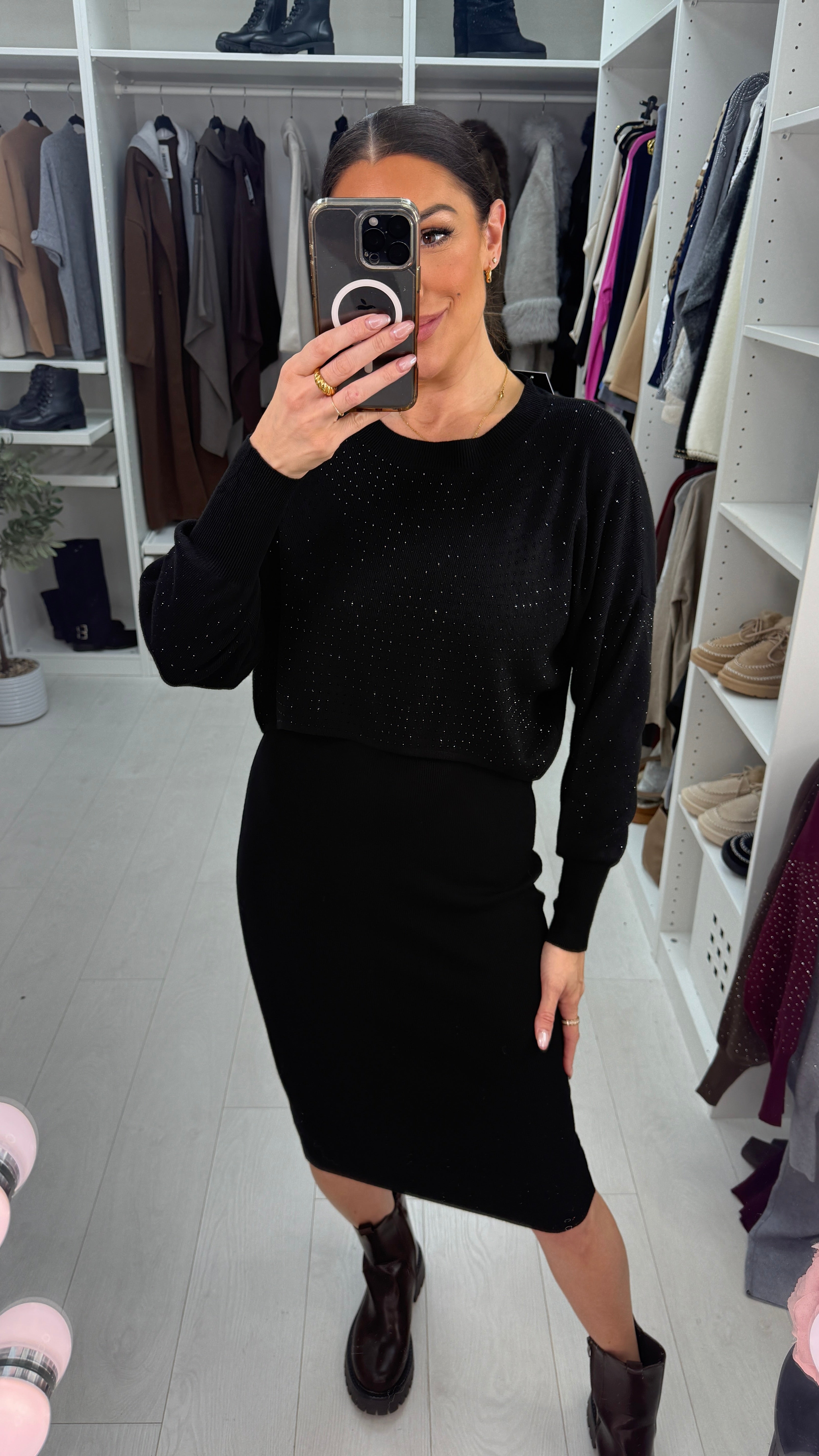 Louanne 2 Piece Knitted Dress