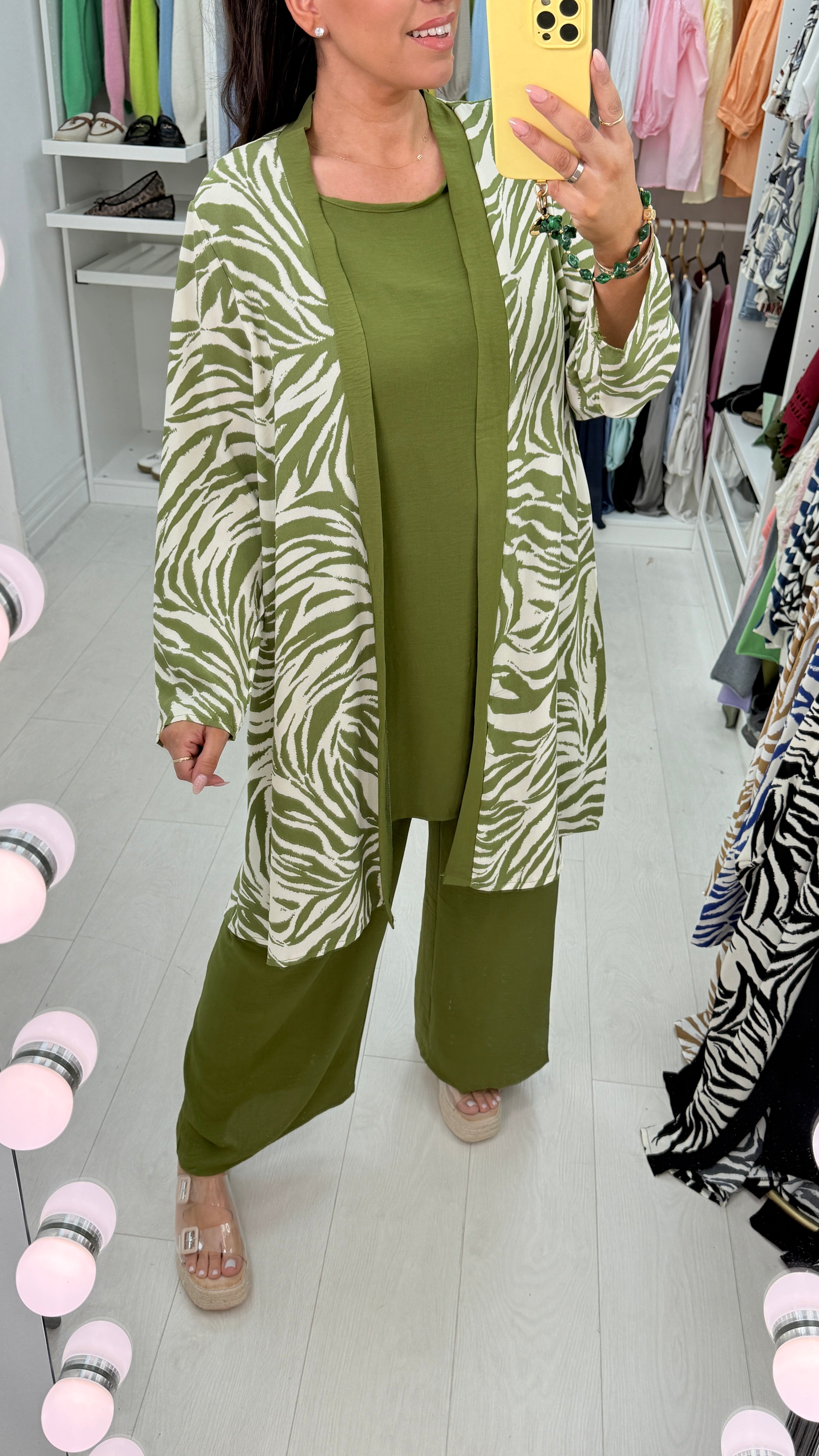 Fergie Zebra Print Co-ord Set