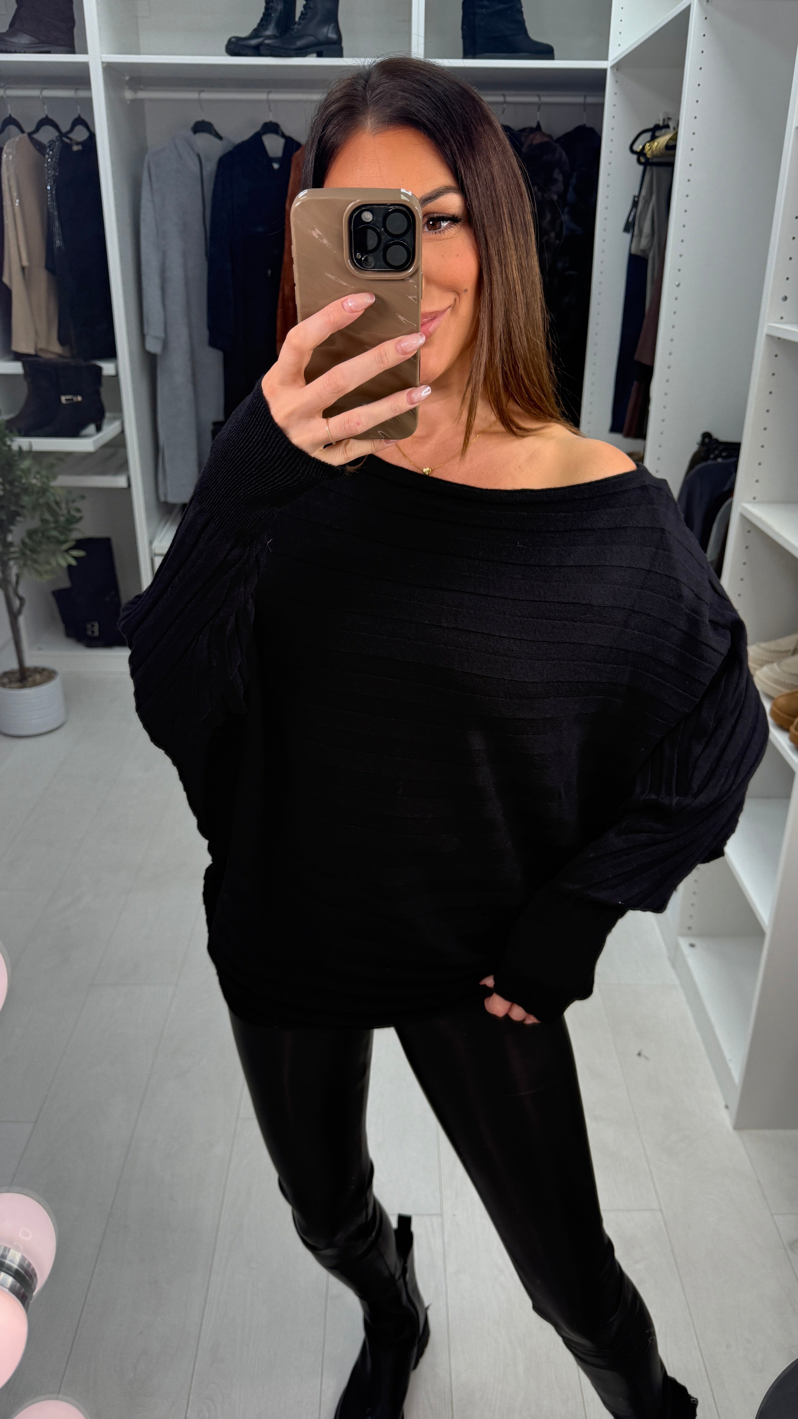 Rosalie Super Soft Batwing Knit Jumper