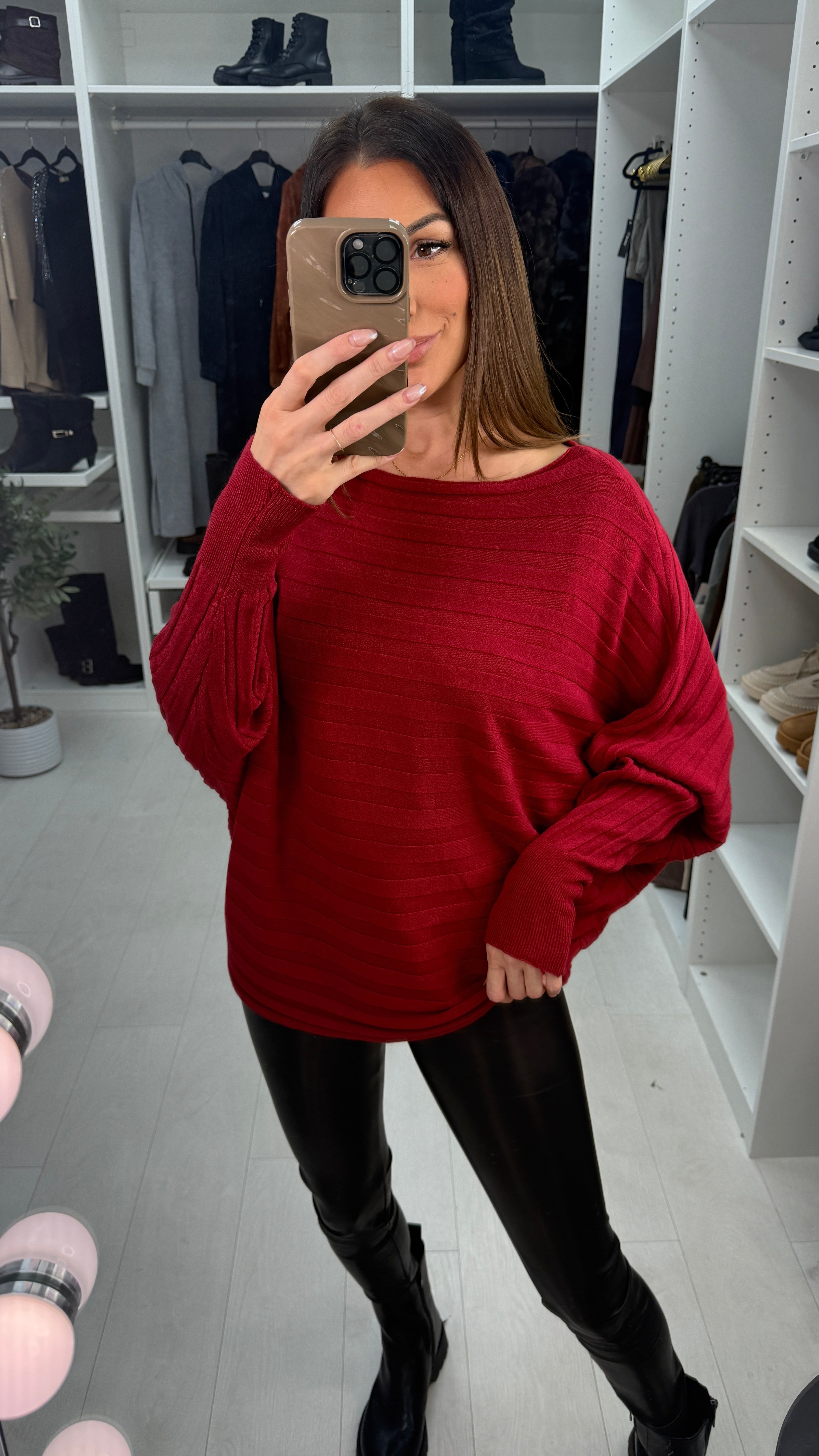 Rosalie Super Soft Batwing Knit Jumper