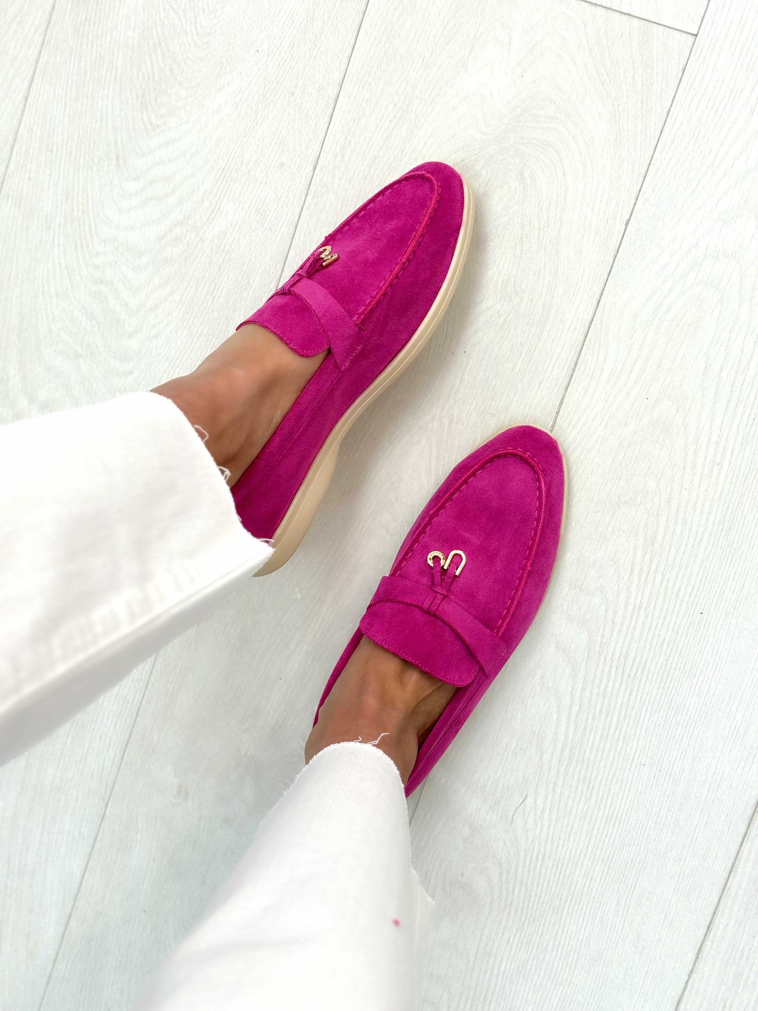 Rue Faux Suede Pendant Loafers
