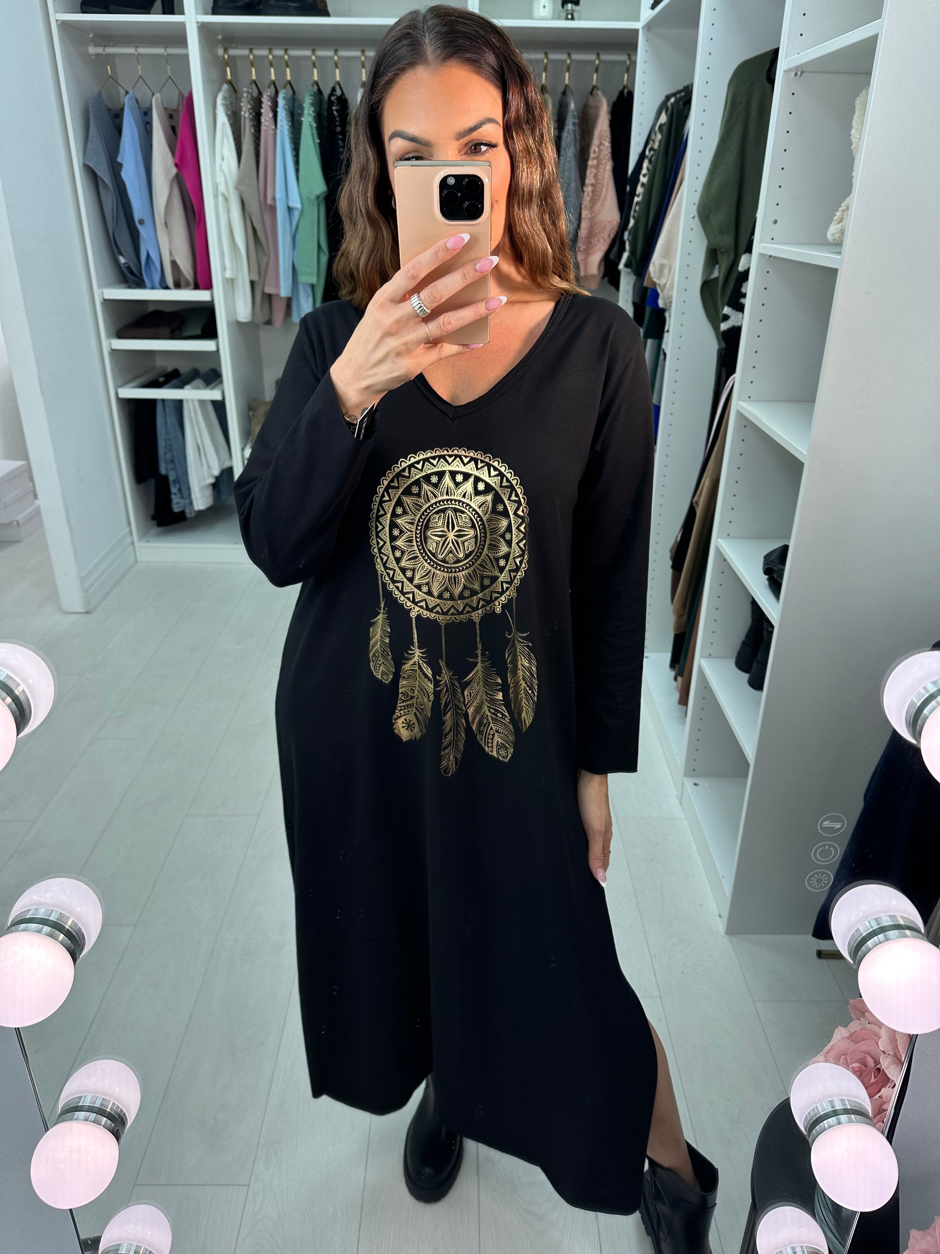 Theresa Long Sleeve Dreamcatcher Dress