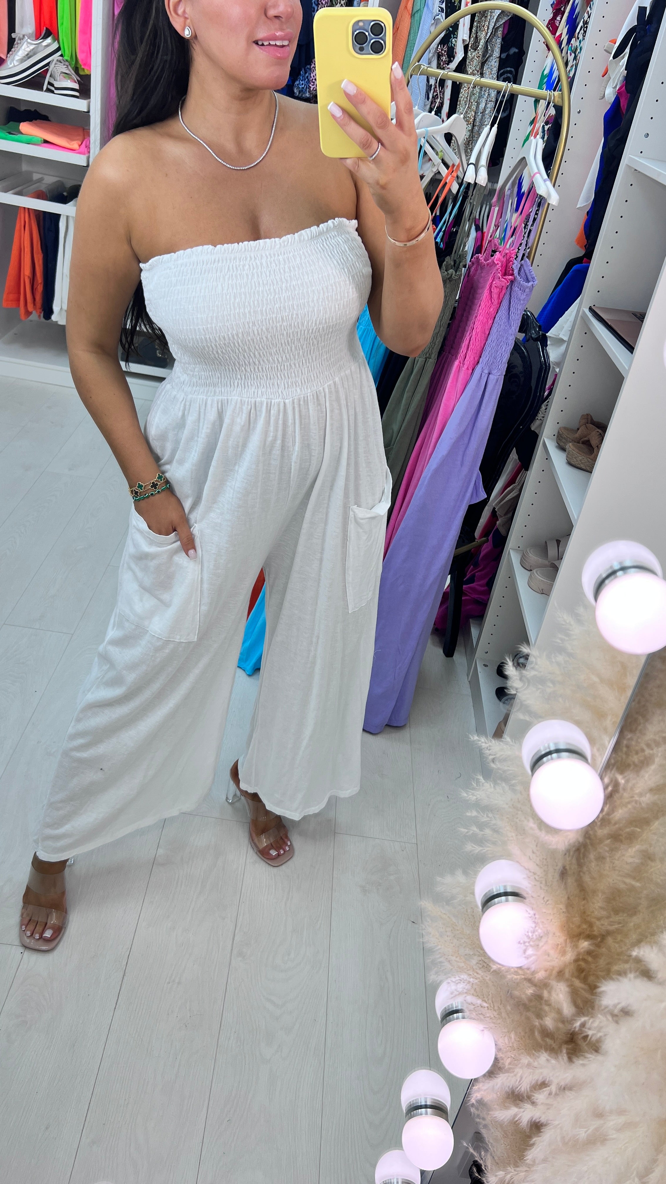 Grenada Elasticated Bust Pocket Jumpsuit