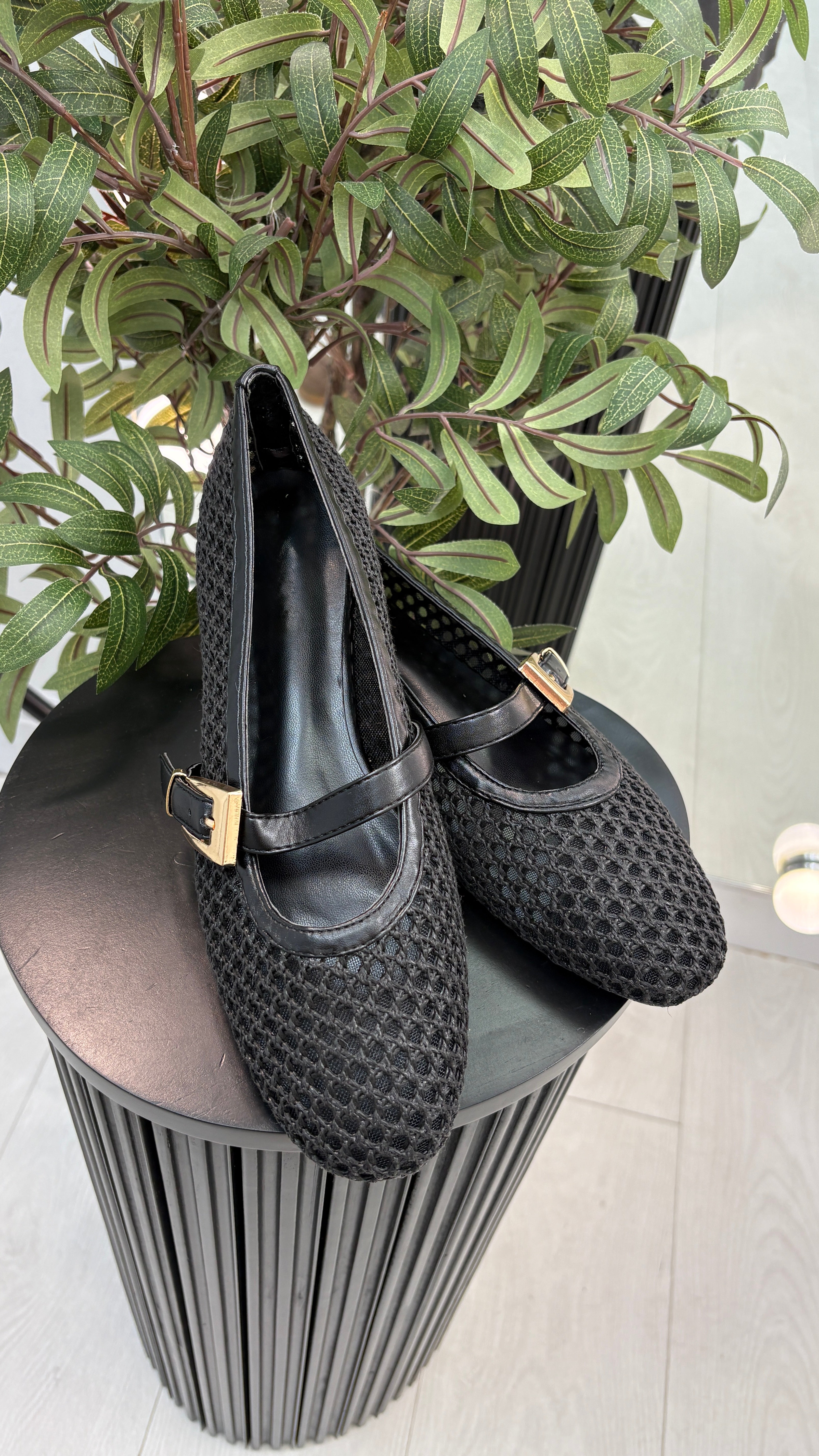 Shayla Woven Ballet Pumps