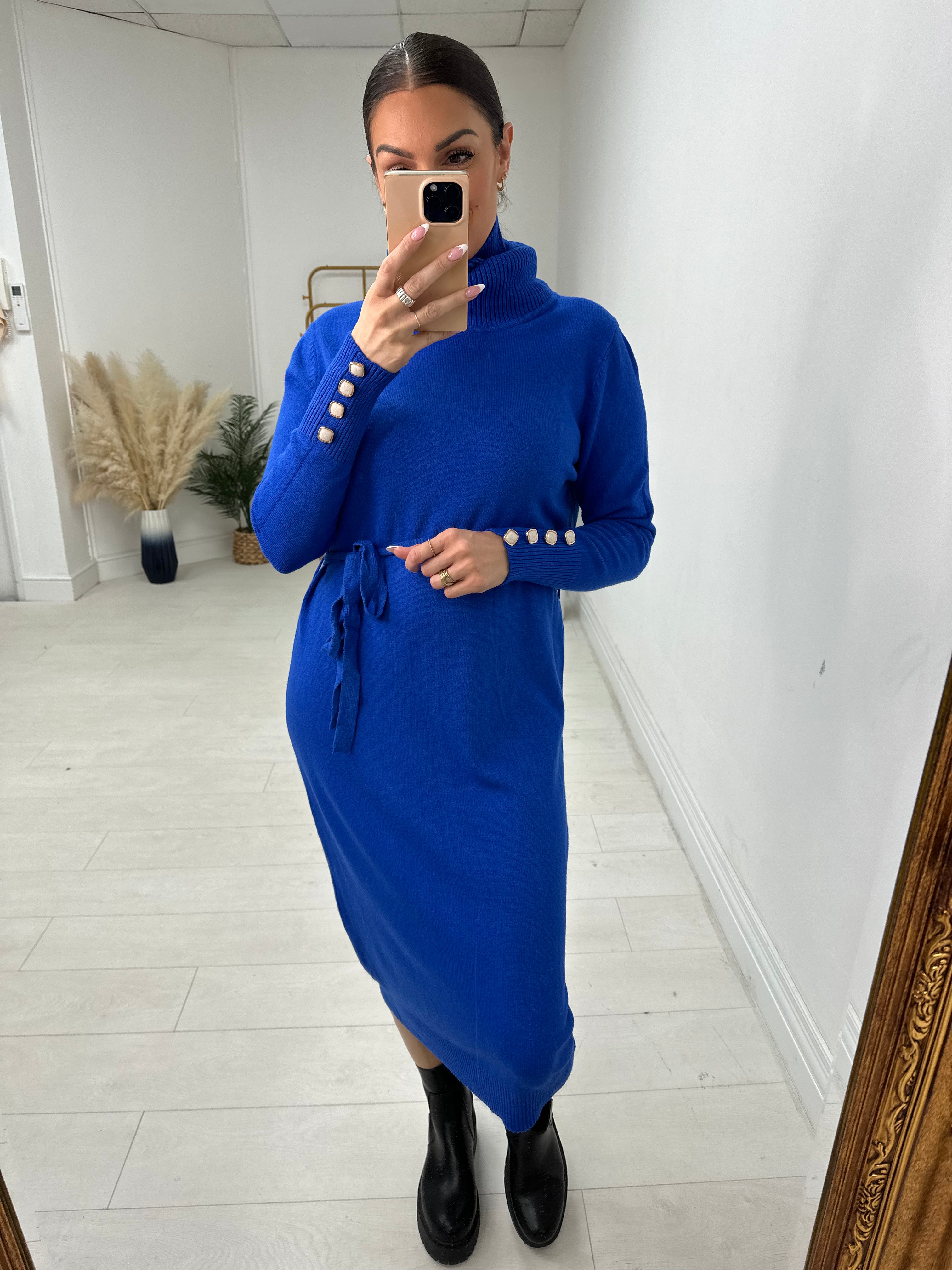 Chevelle Roll Neck Jumper Dress