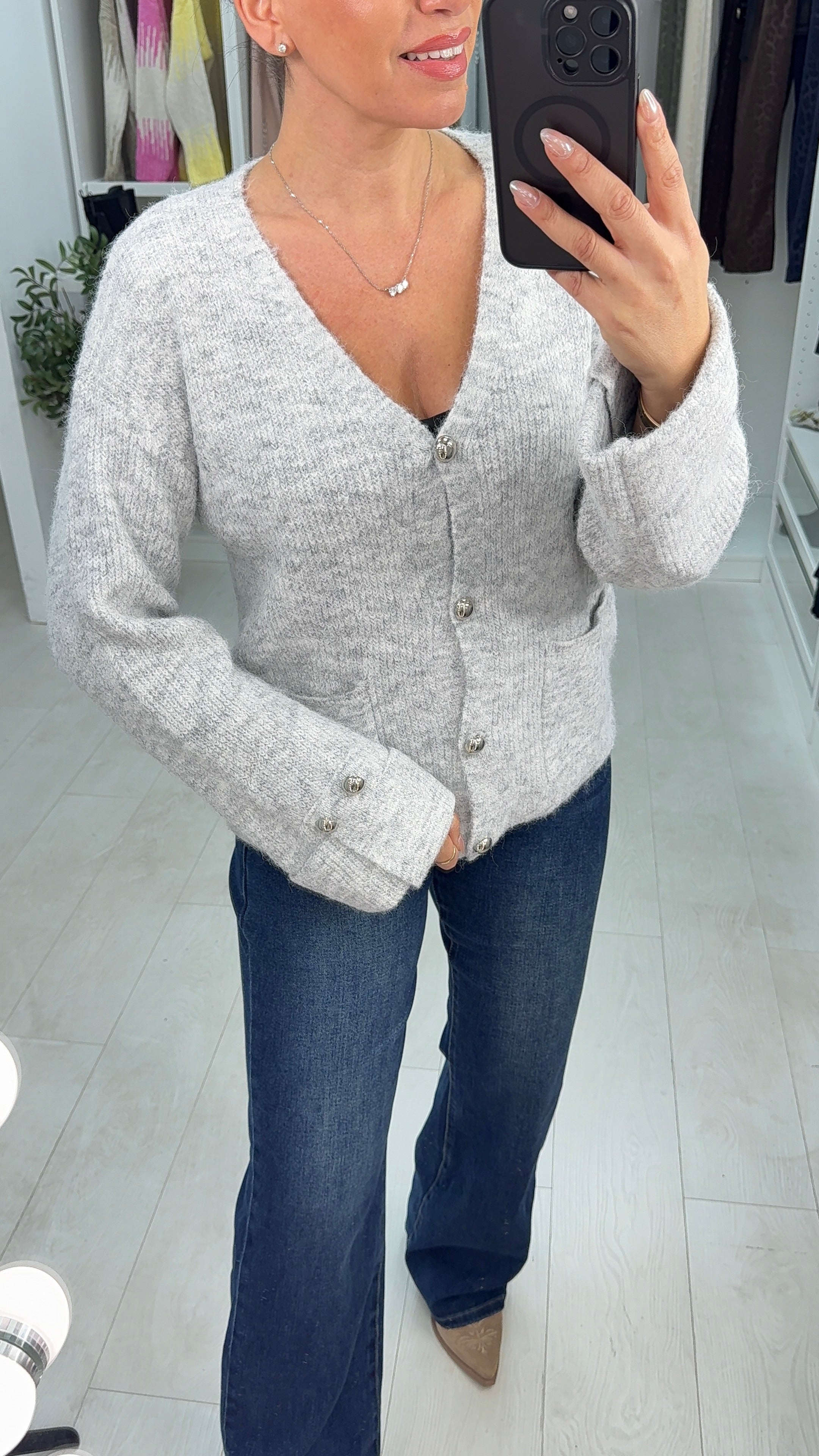 Karin Super Soft Button Front Cardigan