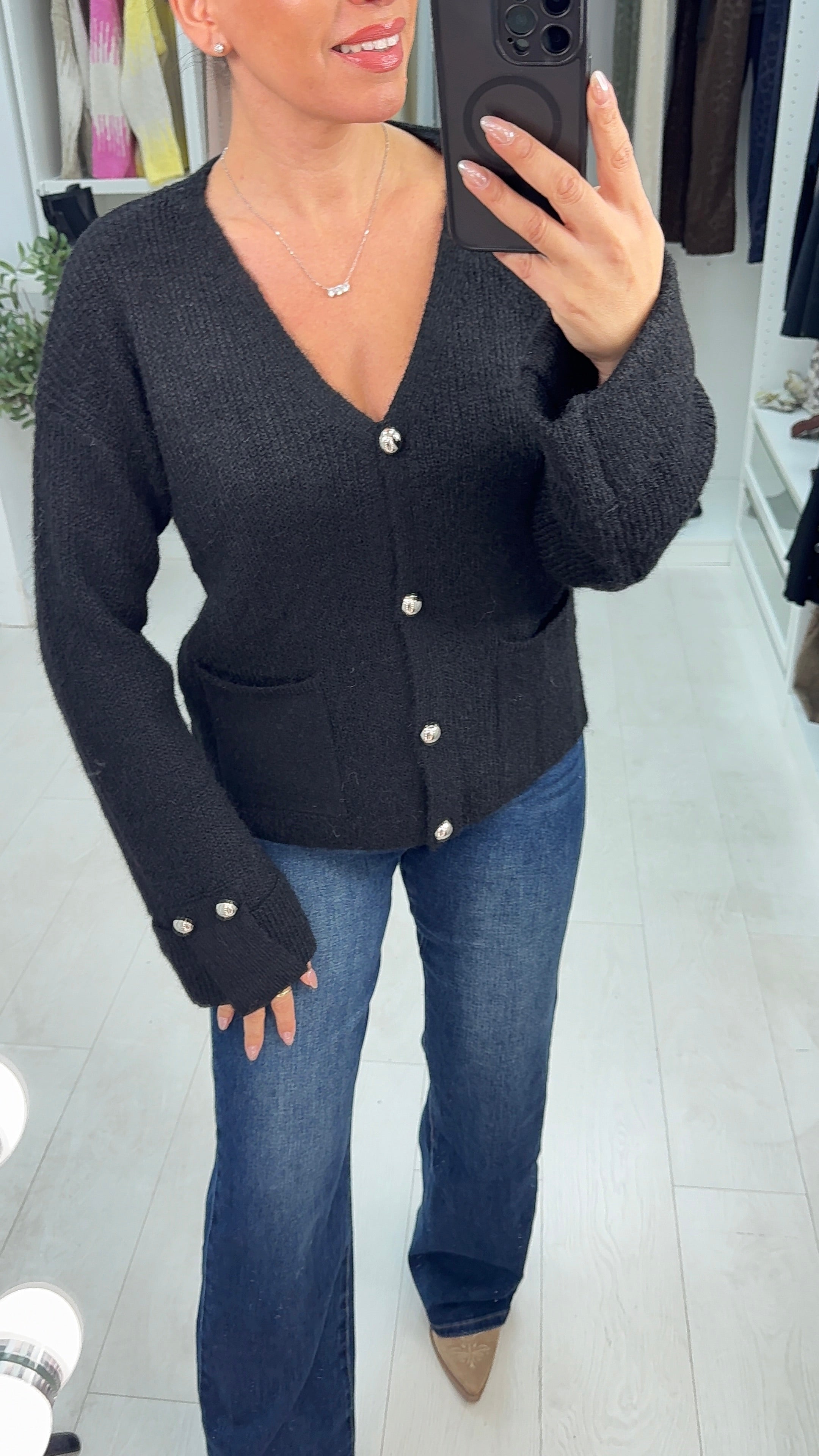 Karin Super Soft Button Front Cardigan