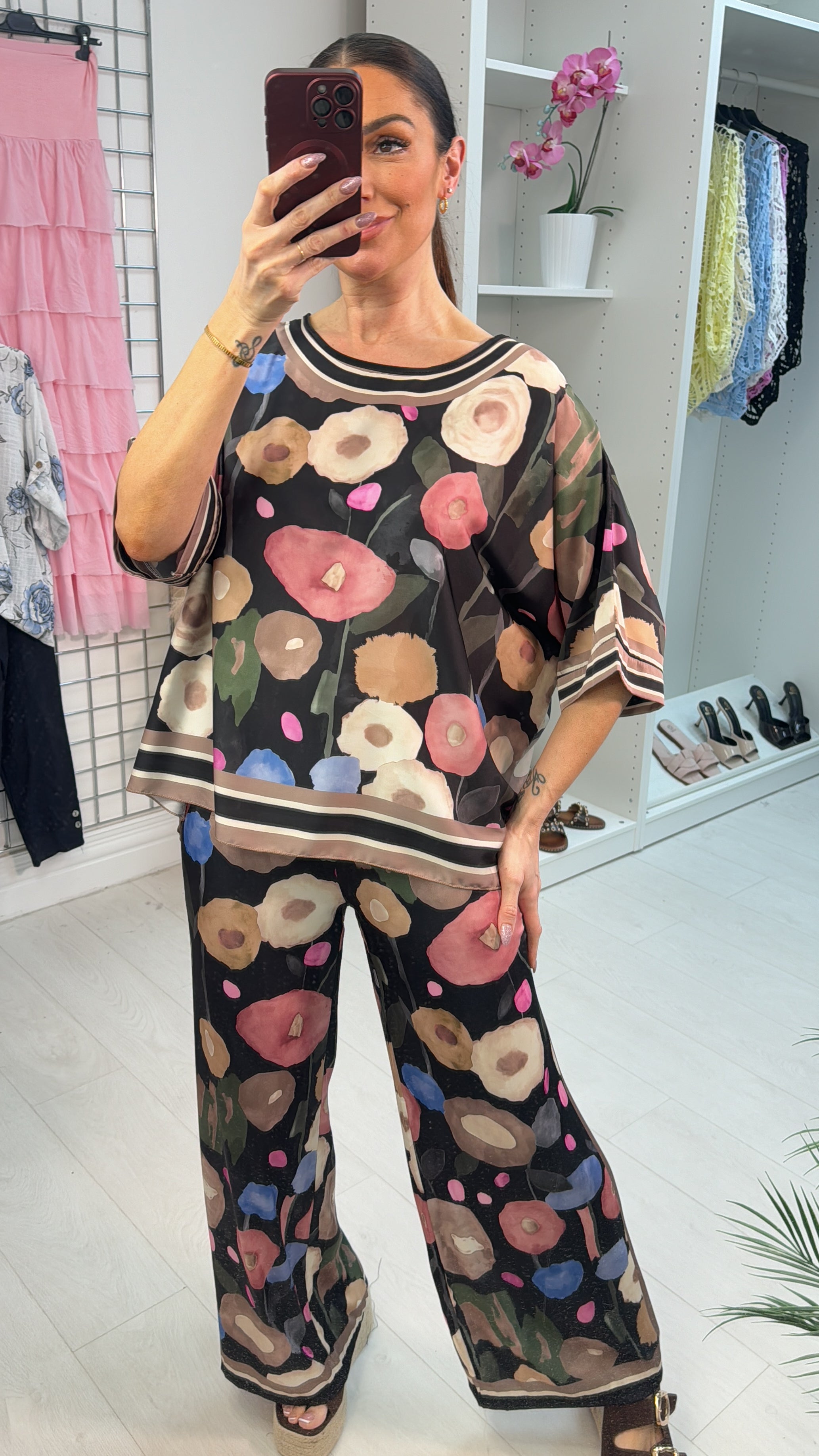 Bromley Loose Fit Silk Co-Ord Set