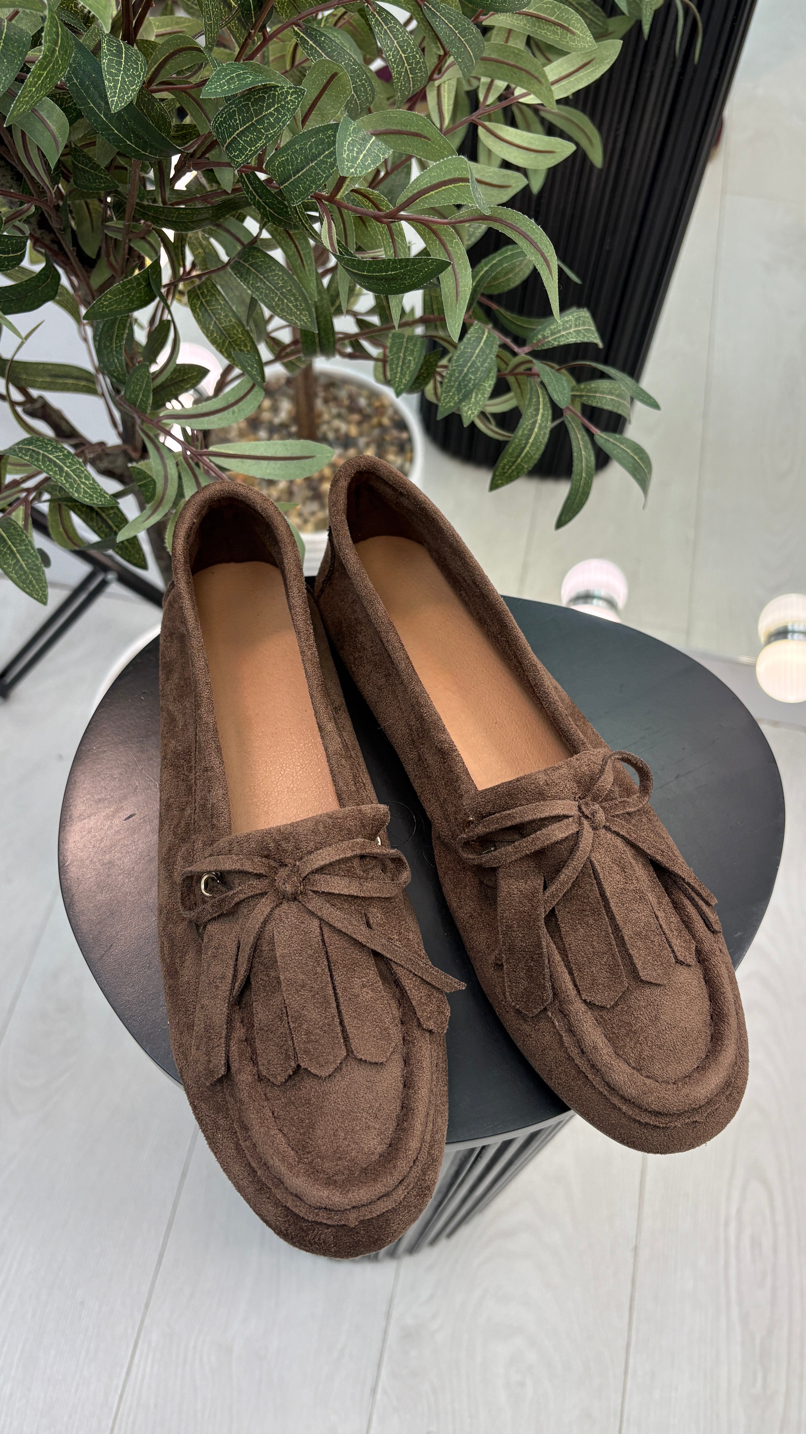 Renee Faux Suede Loafers