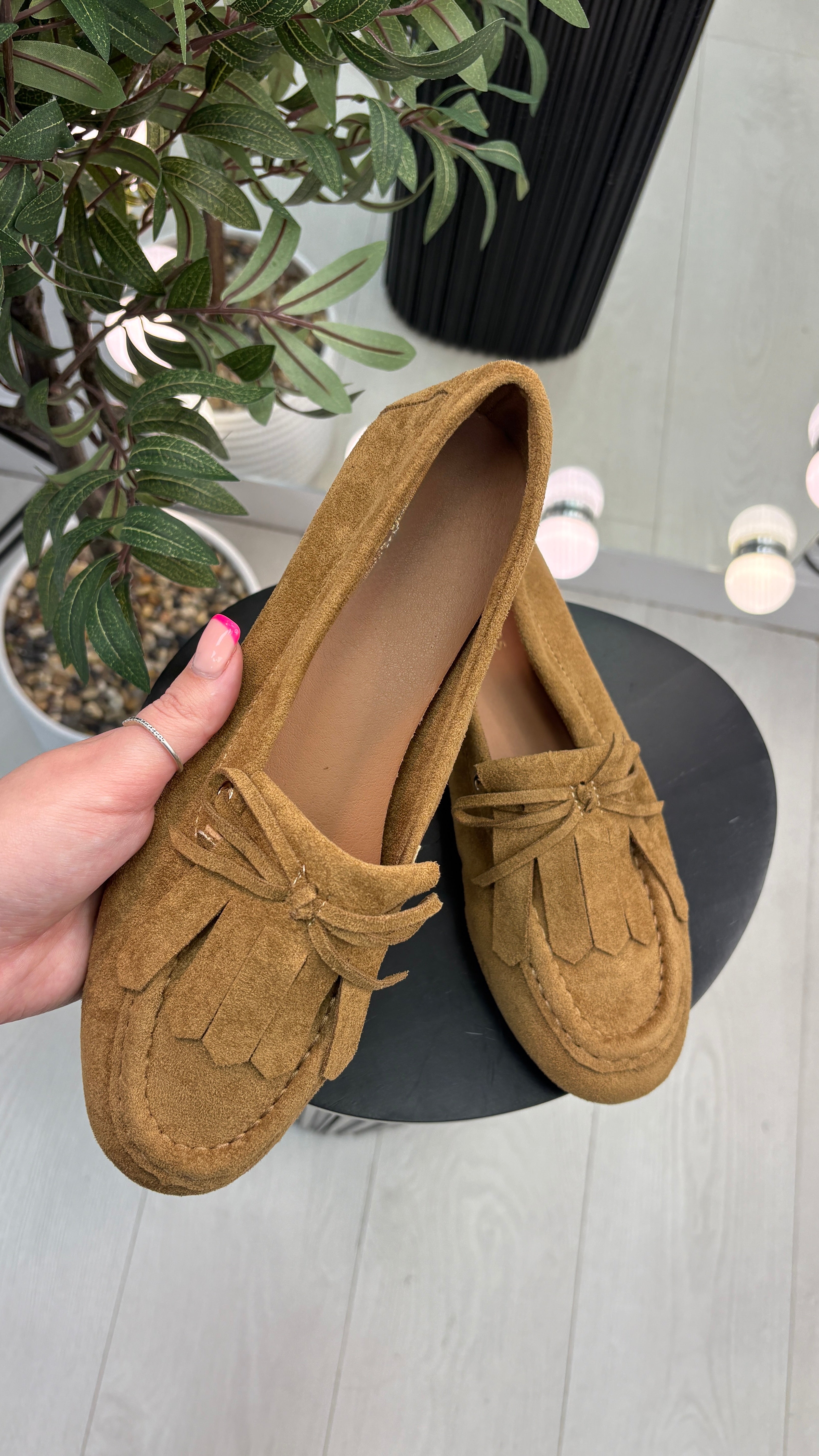 Renee Faux Suede Loafers
