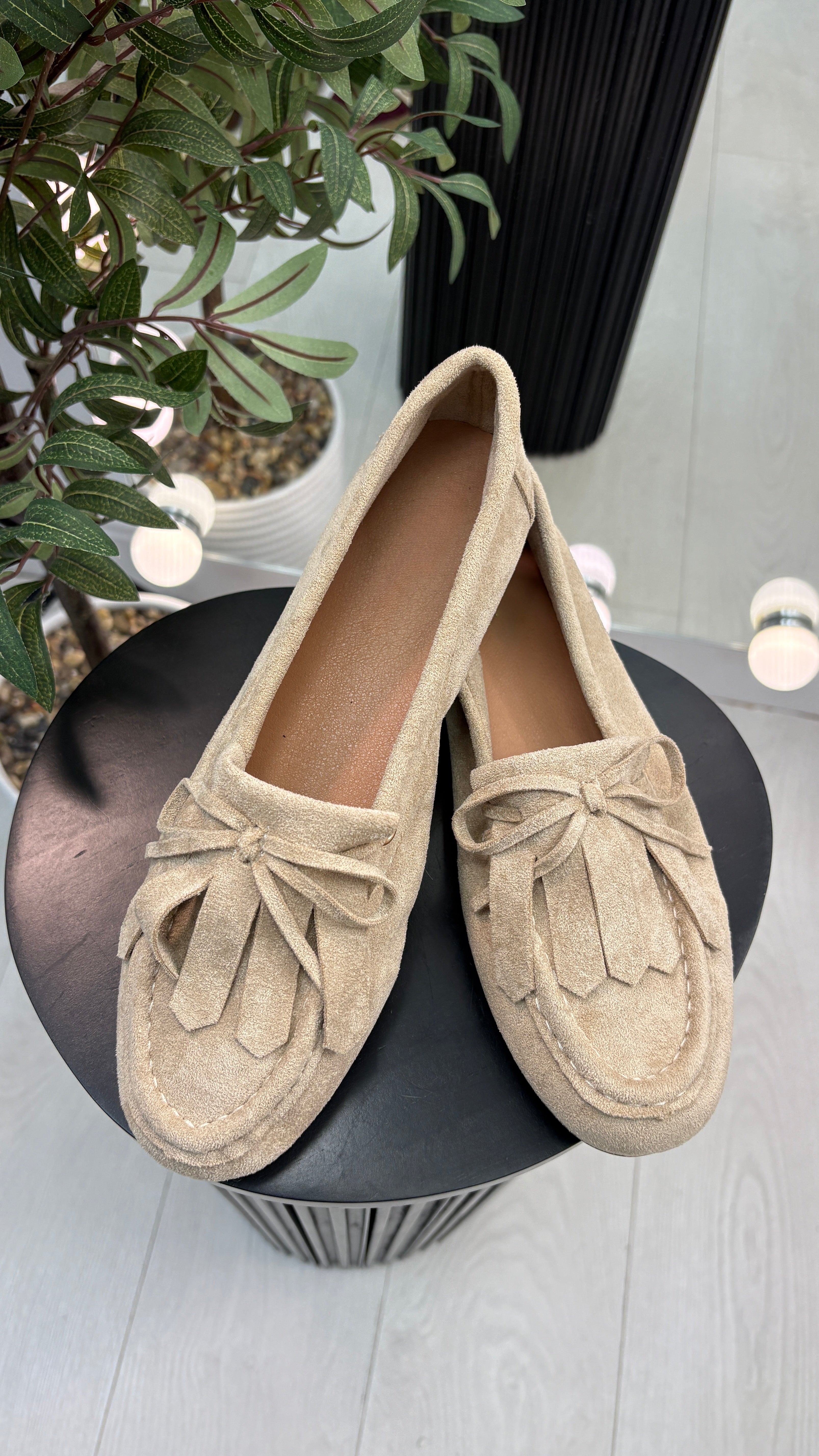 Renee Faux Suede Loafers