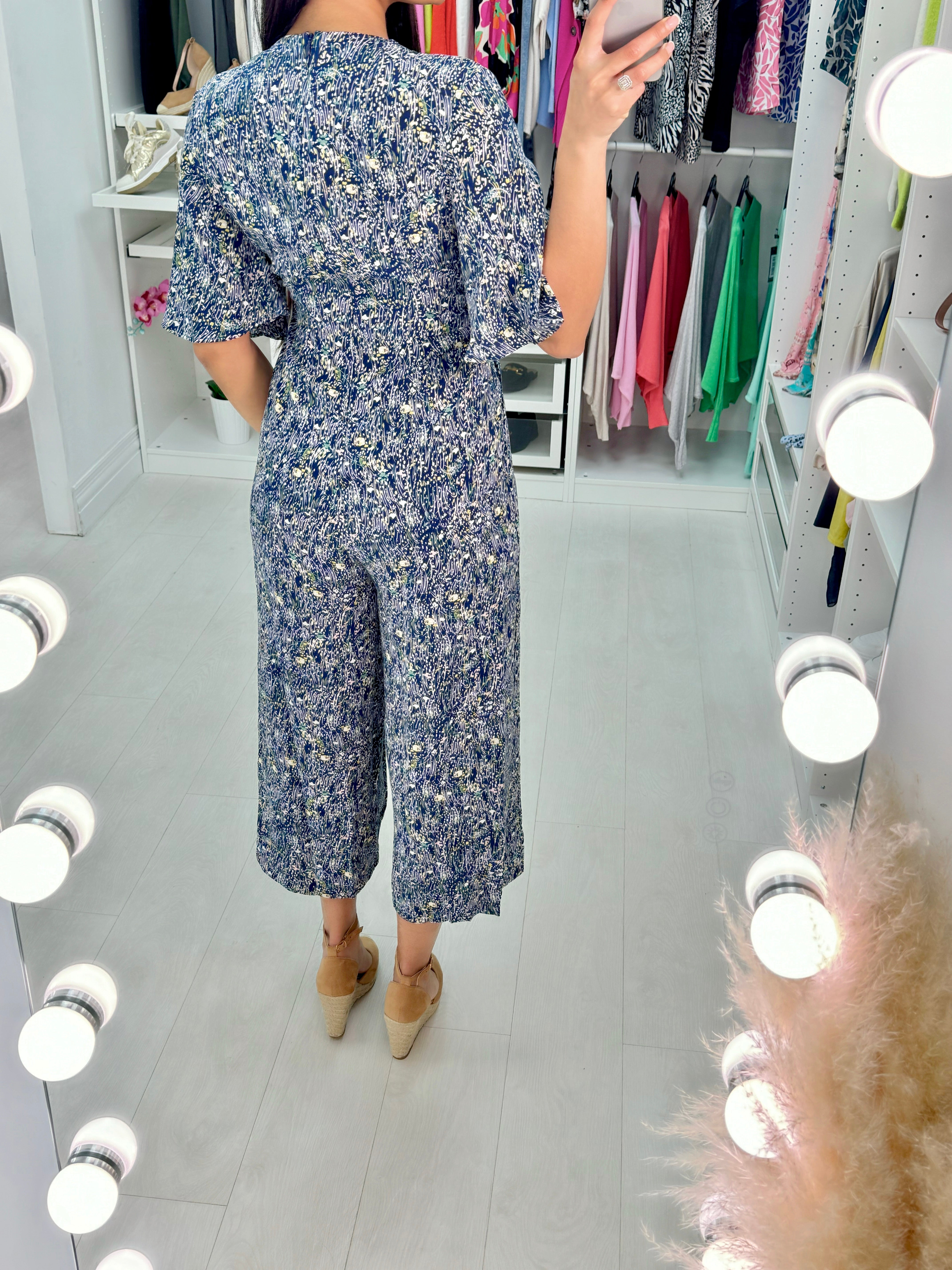 Pandora Wrap Front Floral Jumpsuit