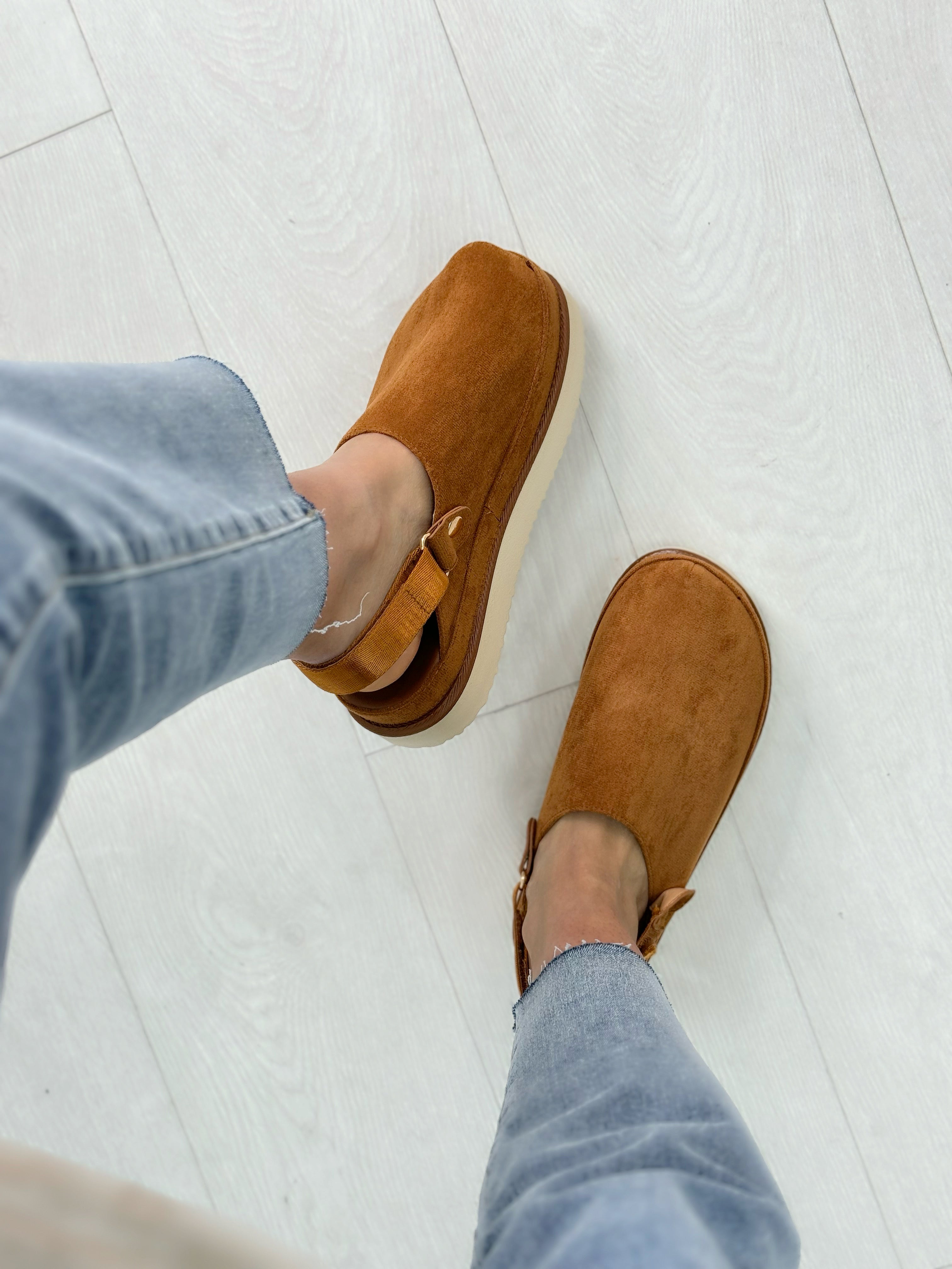 Leo Faux Suede Clogs