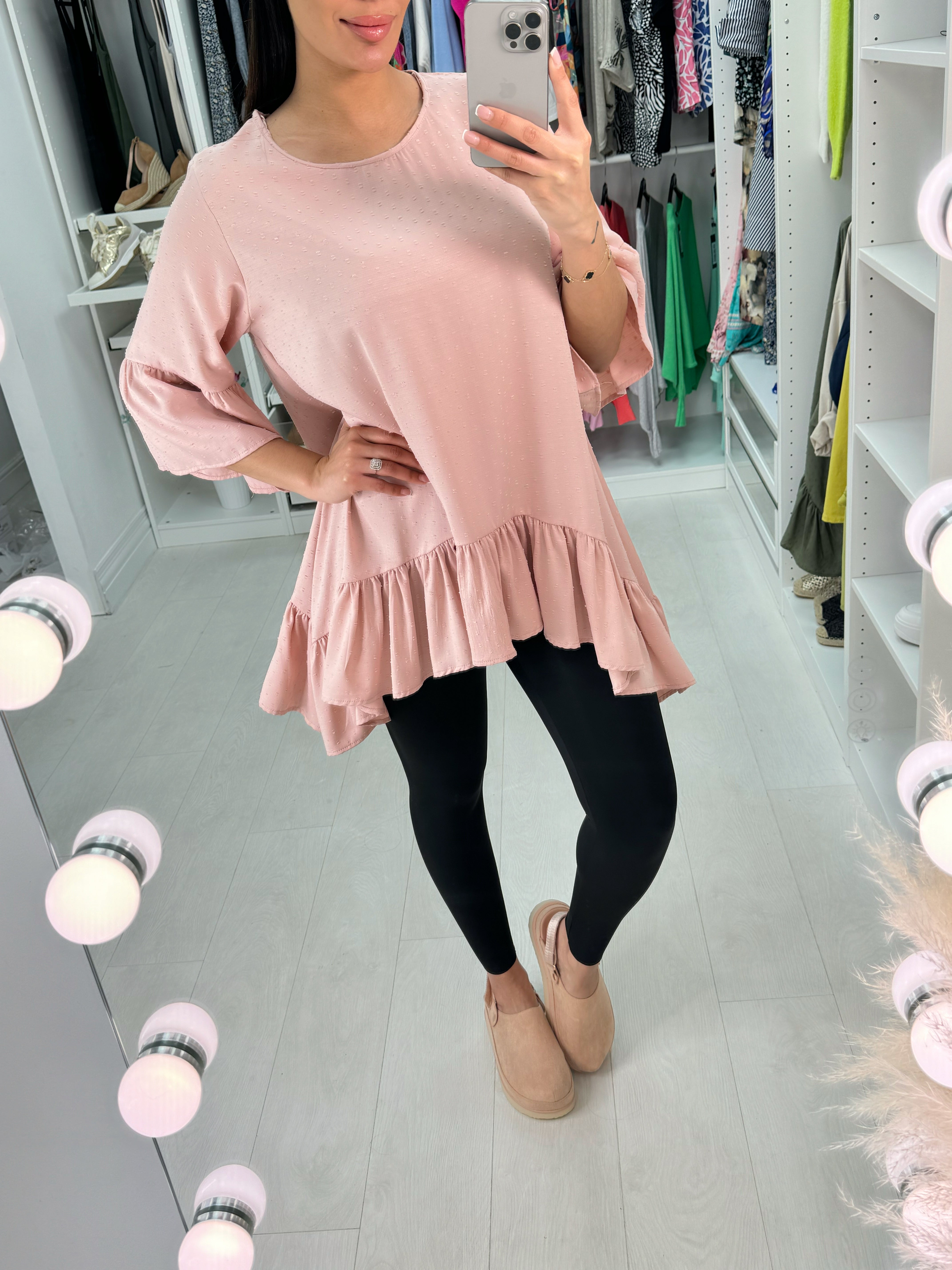 Lilia Dobby Detail Top
