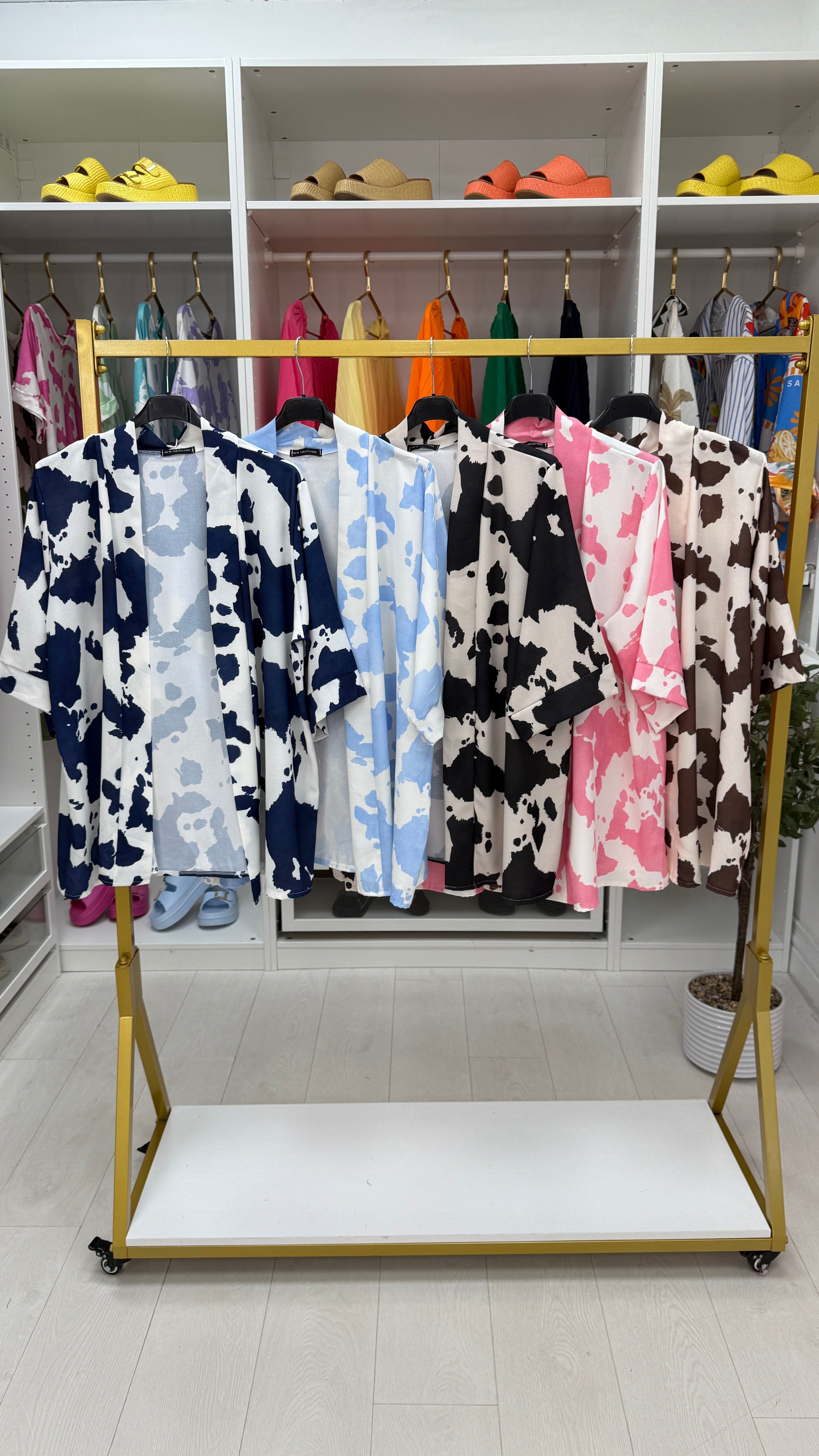 Sova Splash Print Kimono