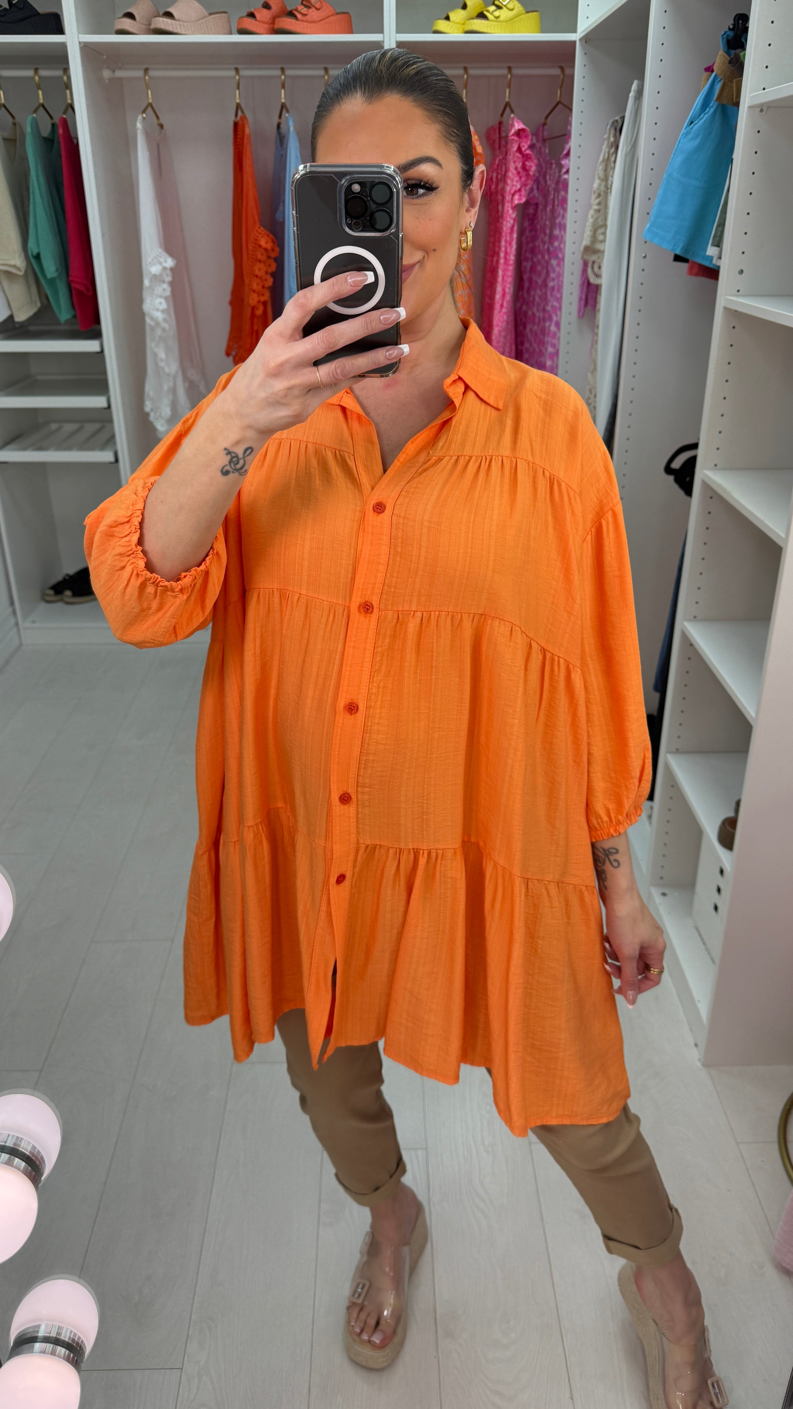 Mika Loose Fit Longline Shirt