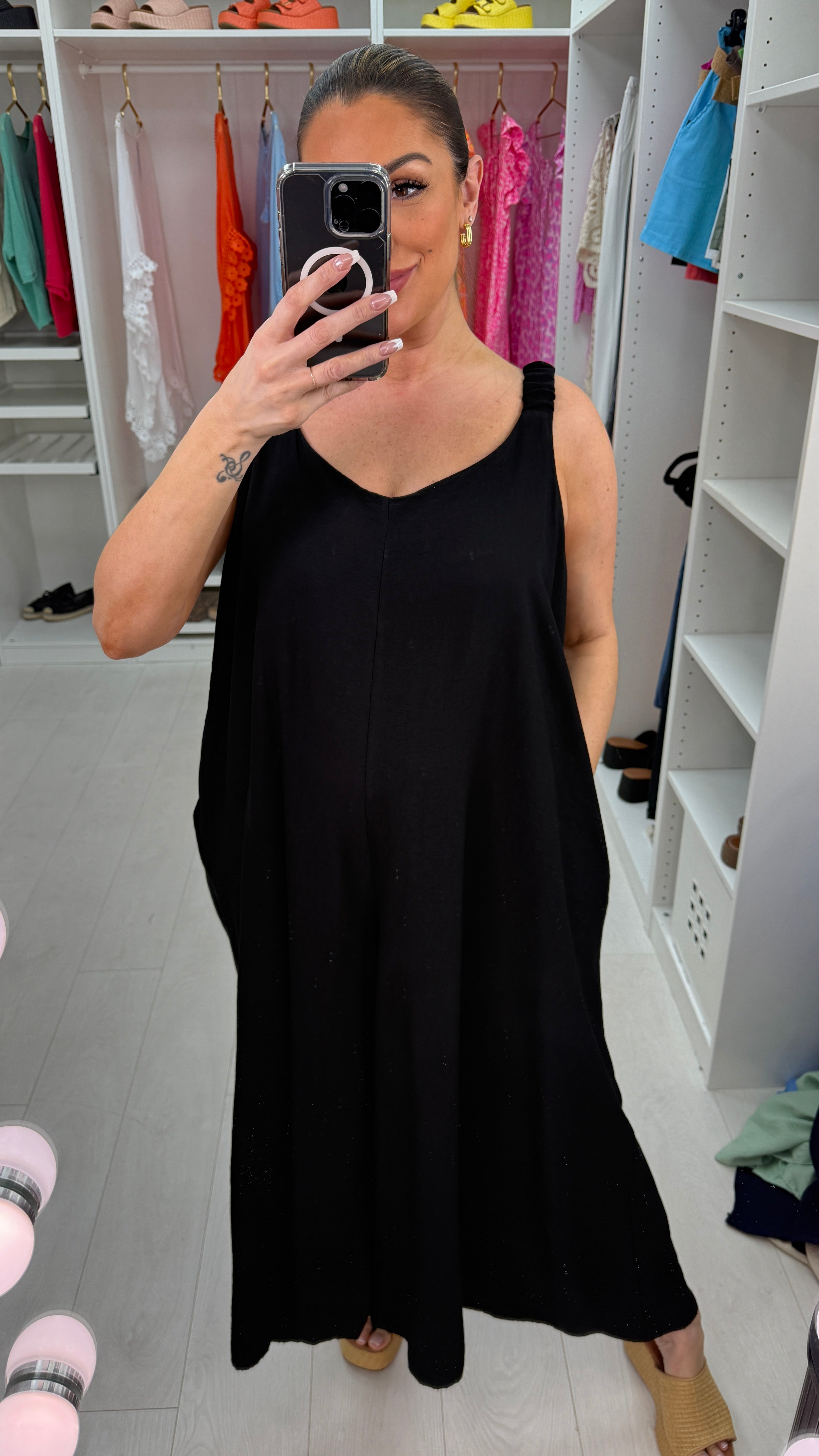 Savita Plain Loose Fit Jumpsuit