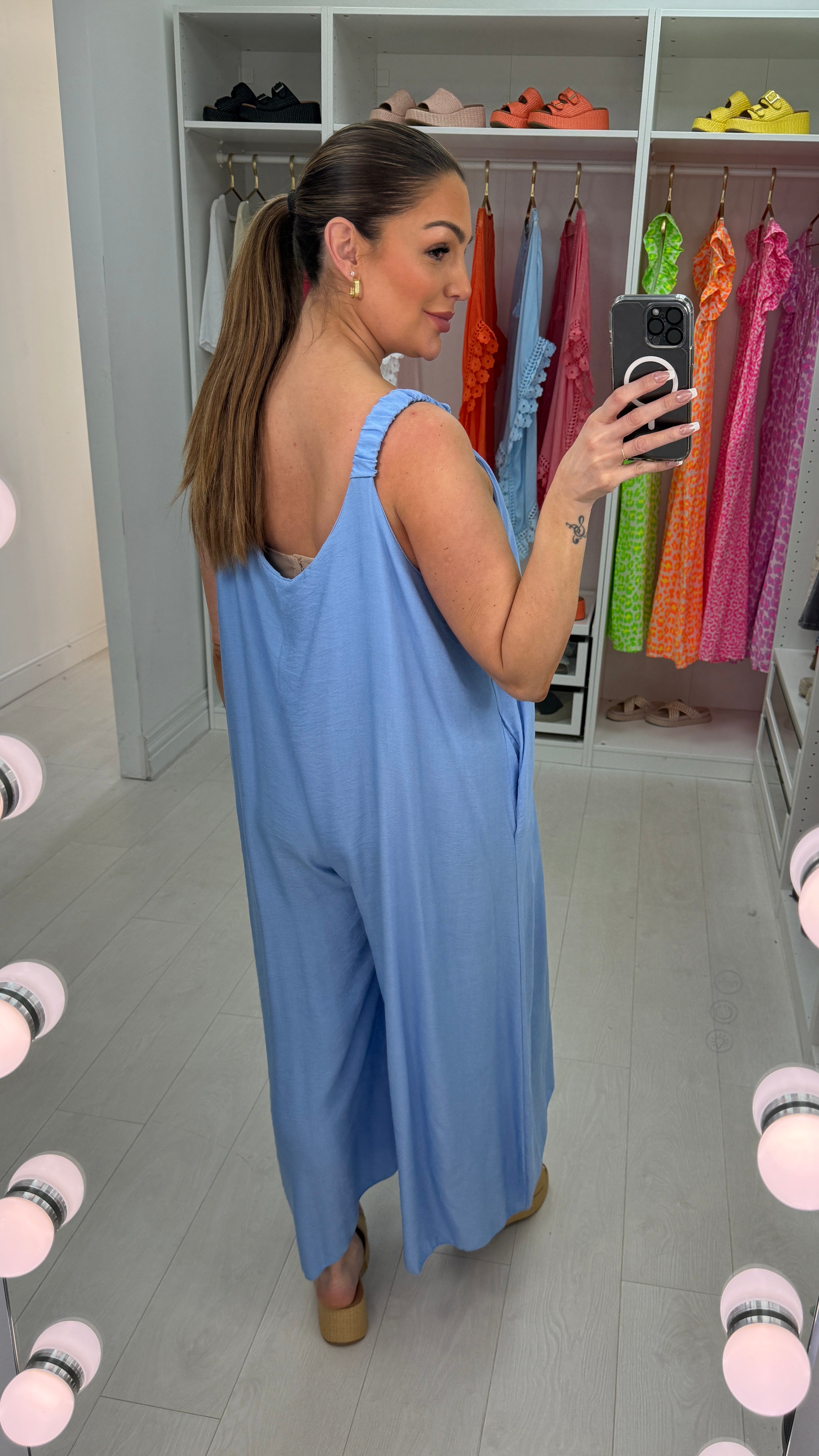 Savita Plain Loose Fit Jumpsuit