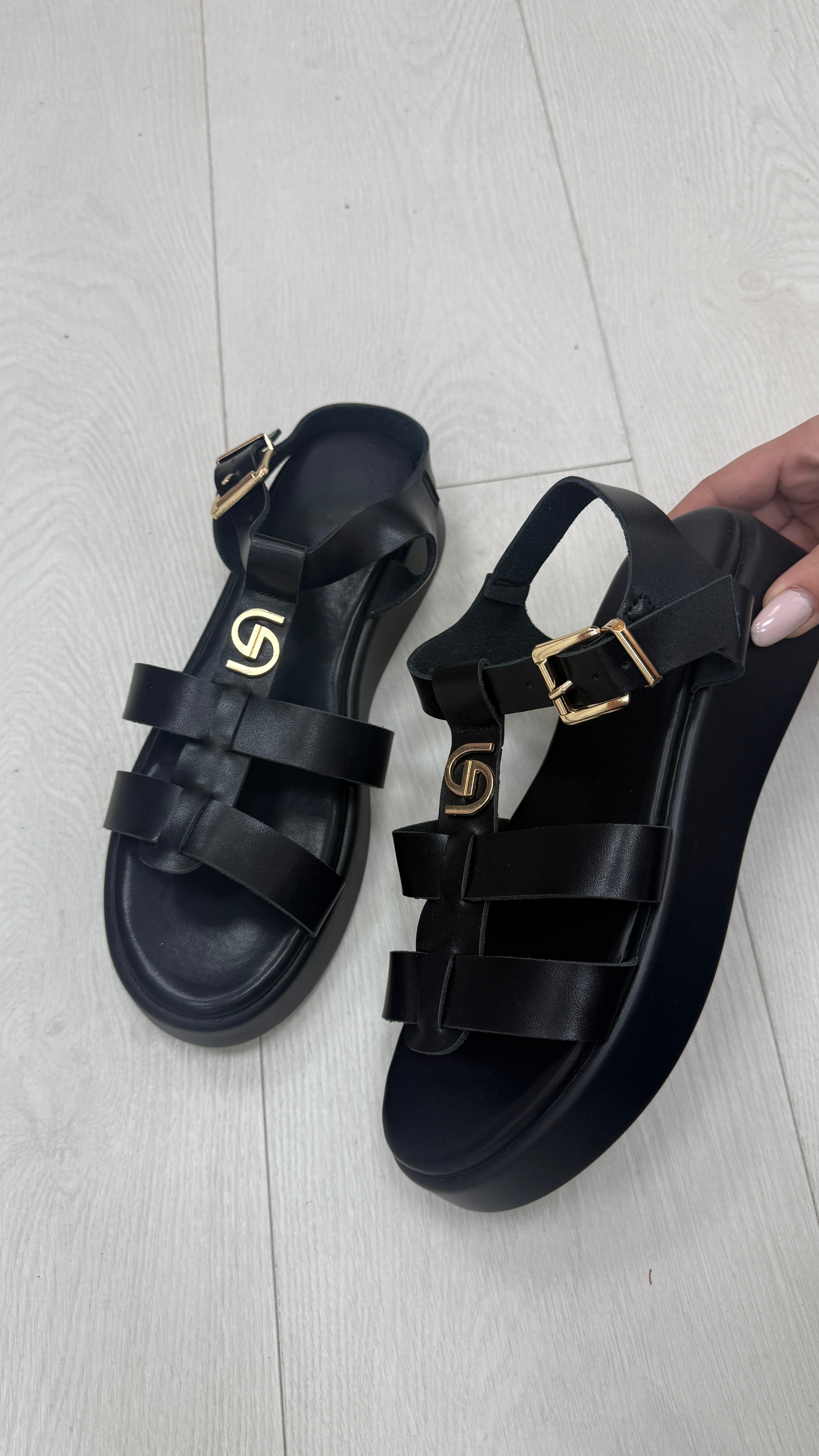 Meggie Gladiator Style Platform Sandals