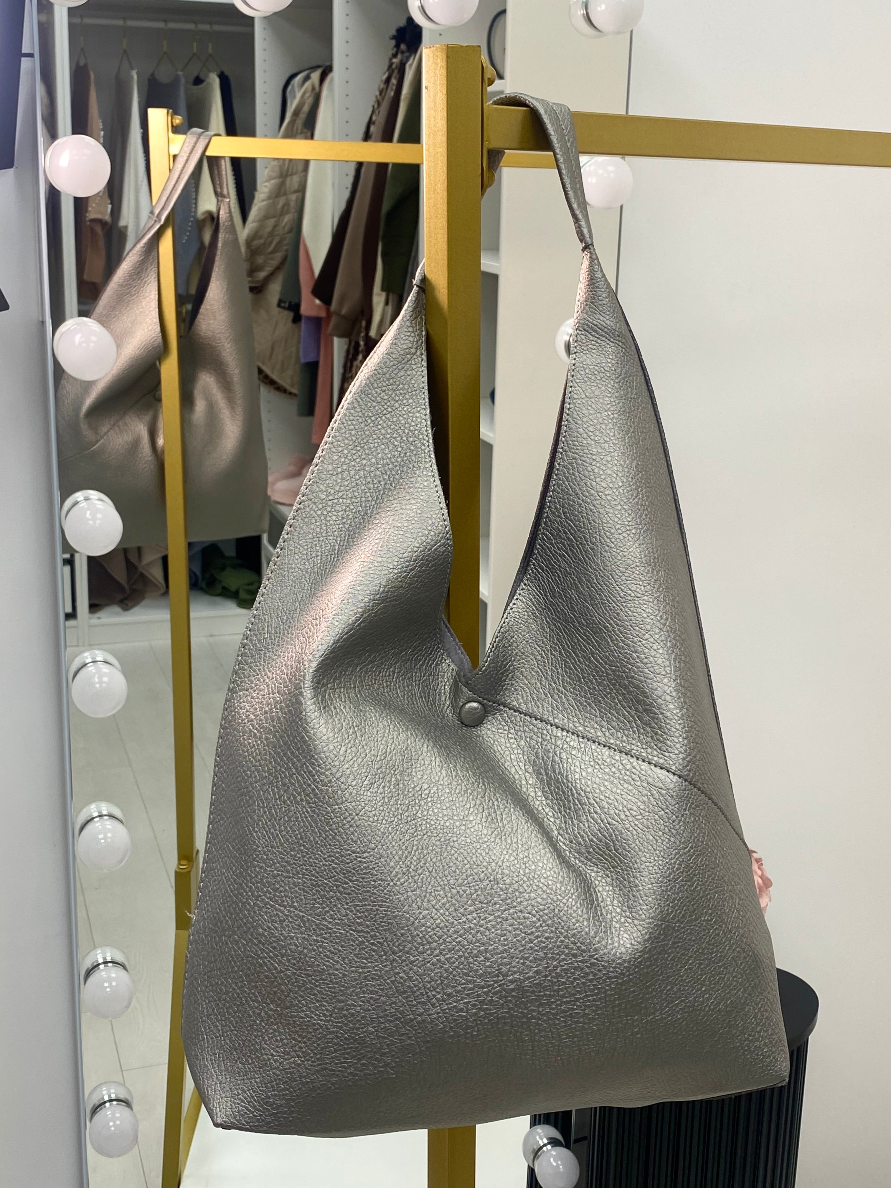 Dakota Faux Leather Lightweight Handbag