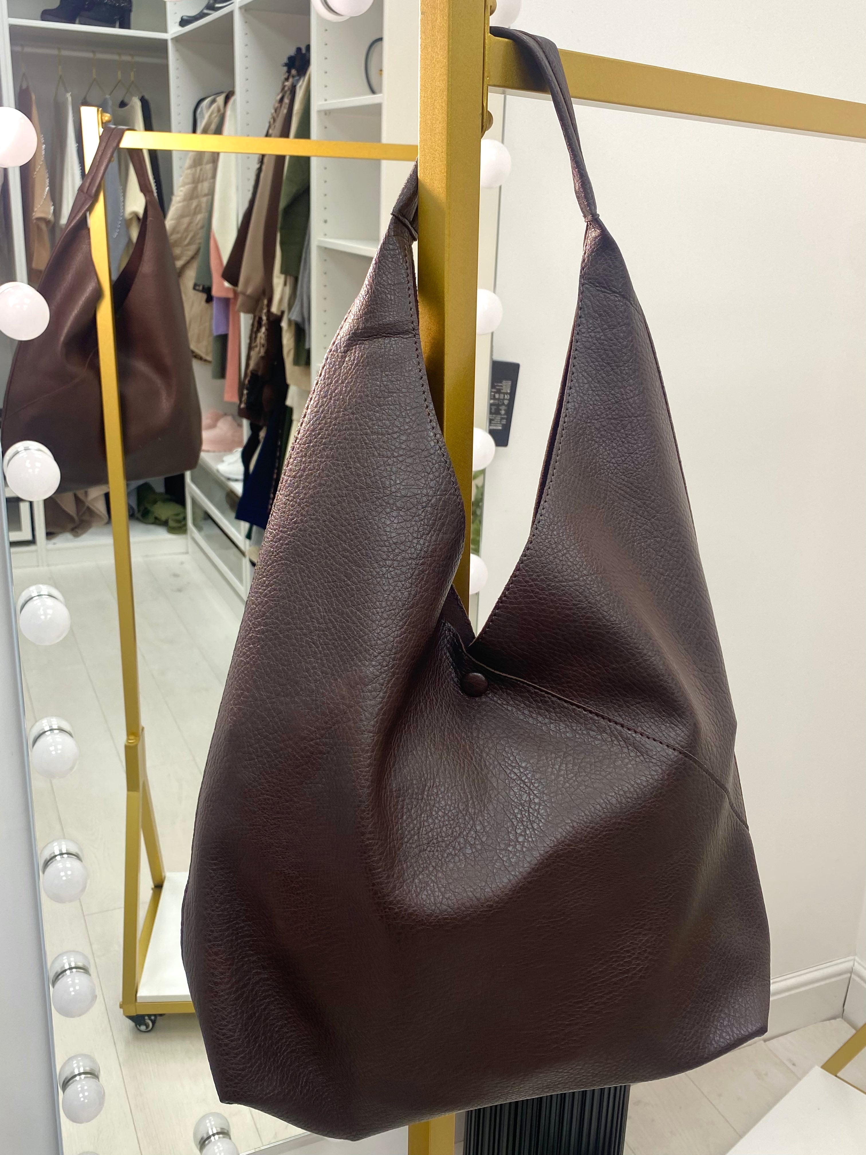 Dakota Faux Leather Lightweight Handbag