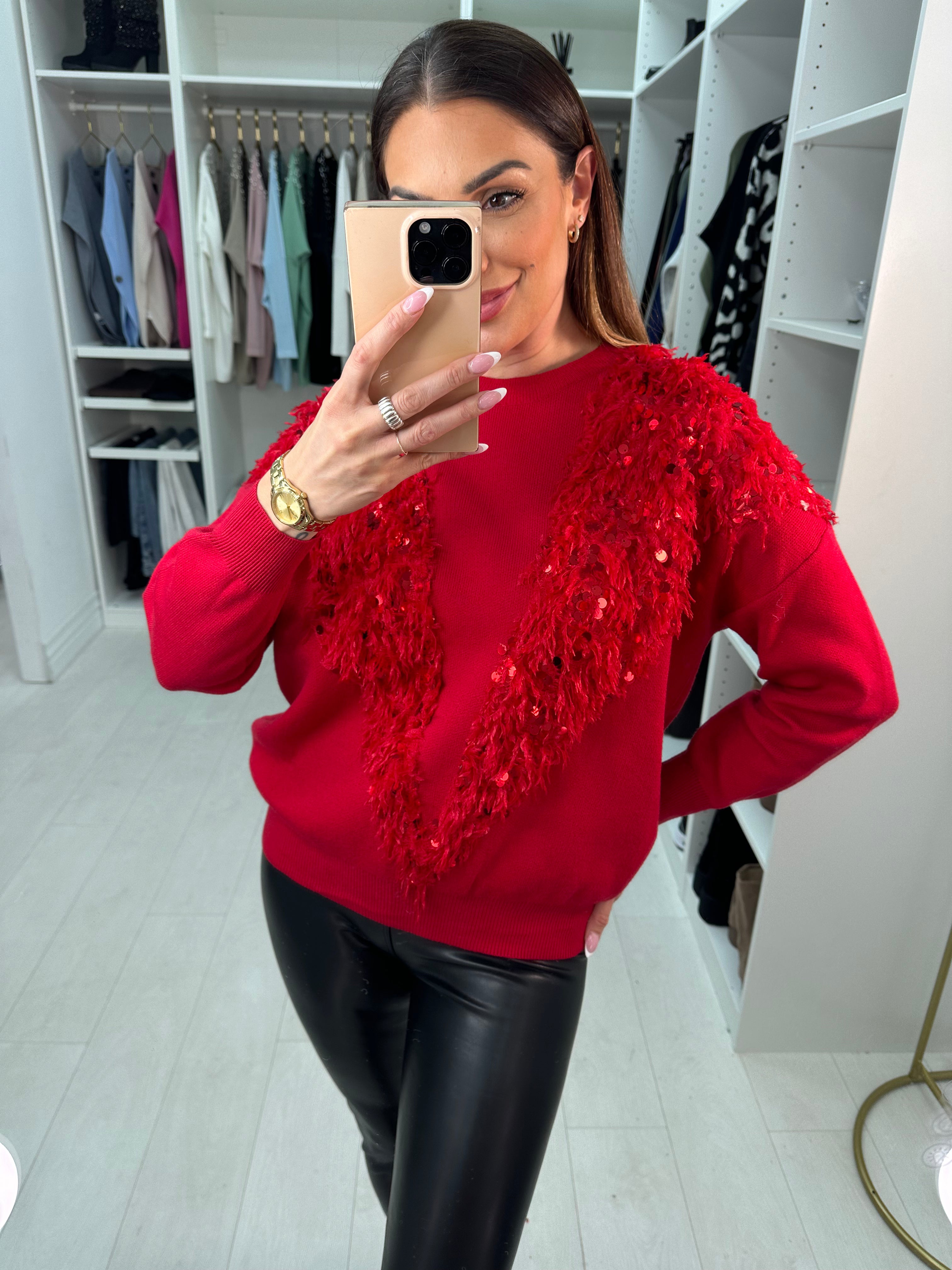 Gabriela Detailed Panel Knit jumper