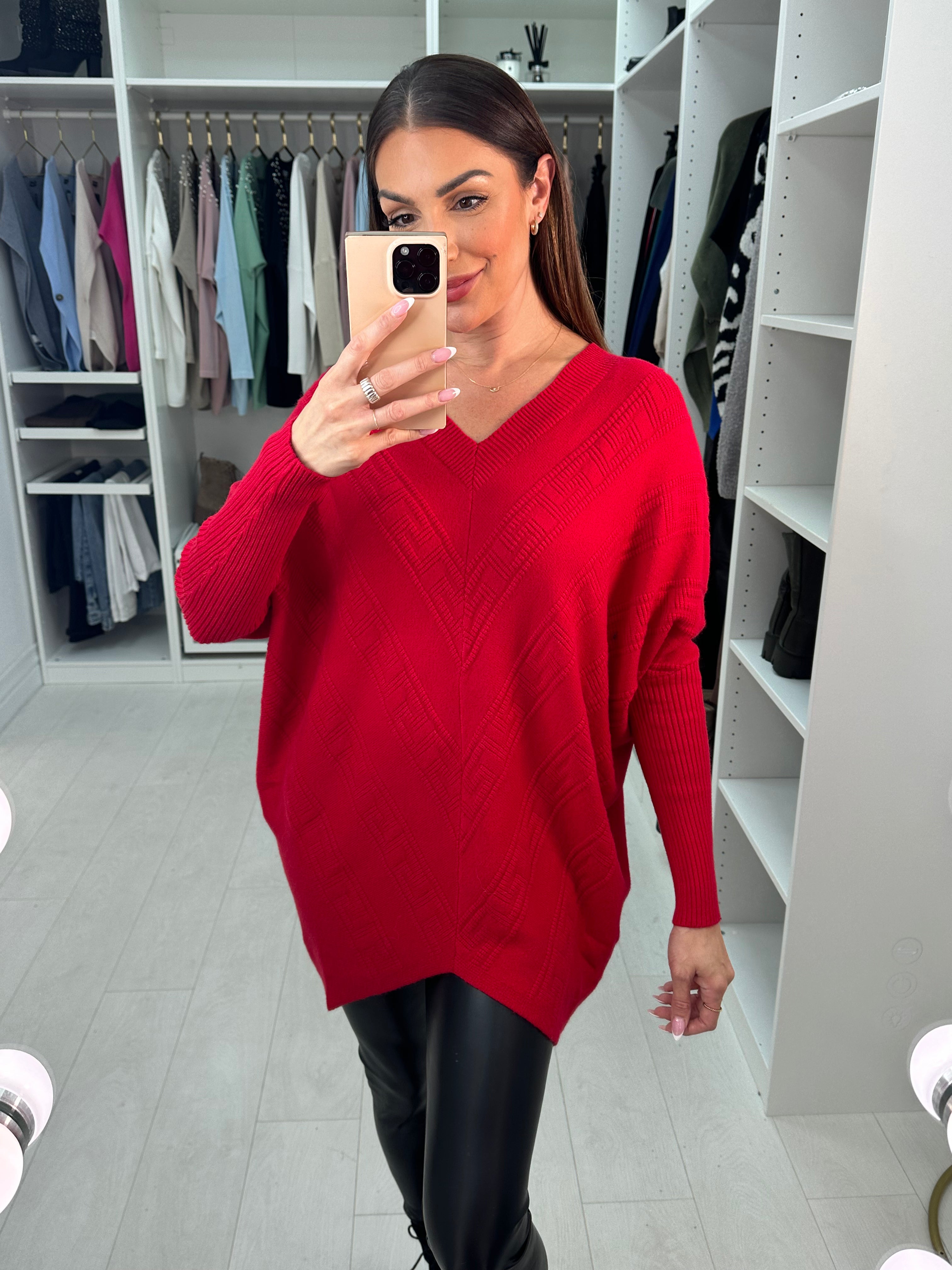 Geena V Detailed Knitted Jumper