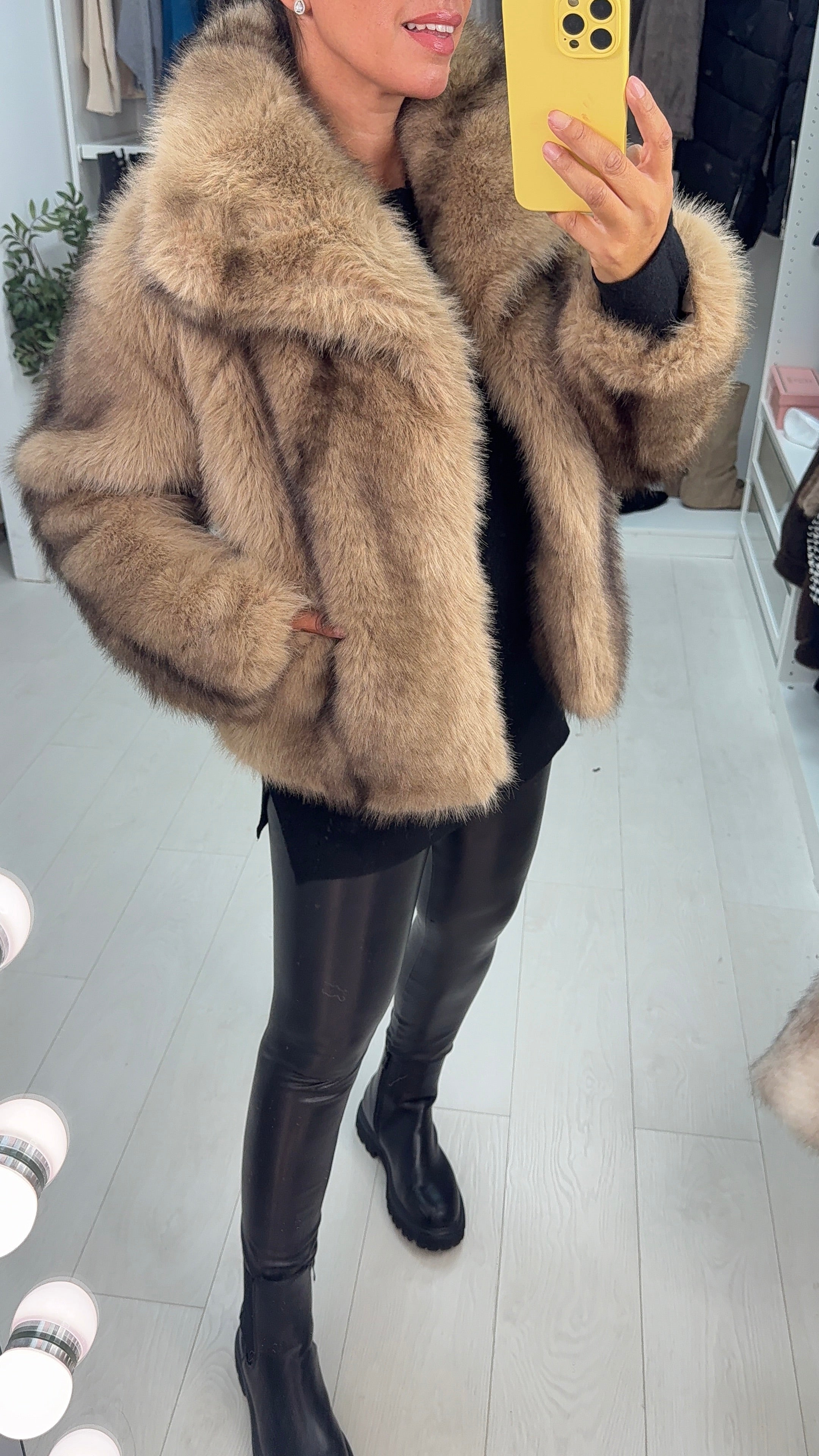 Margaret Faux Fur Jacket