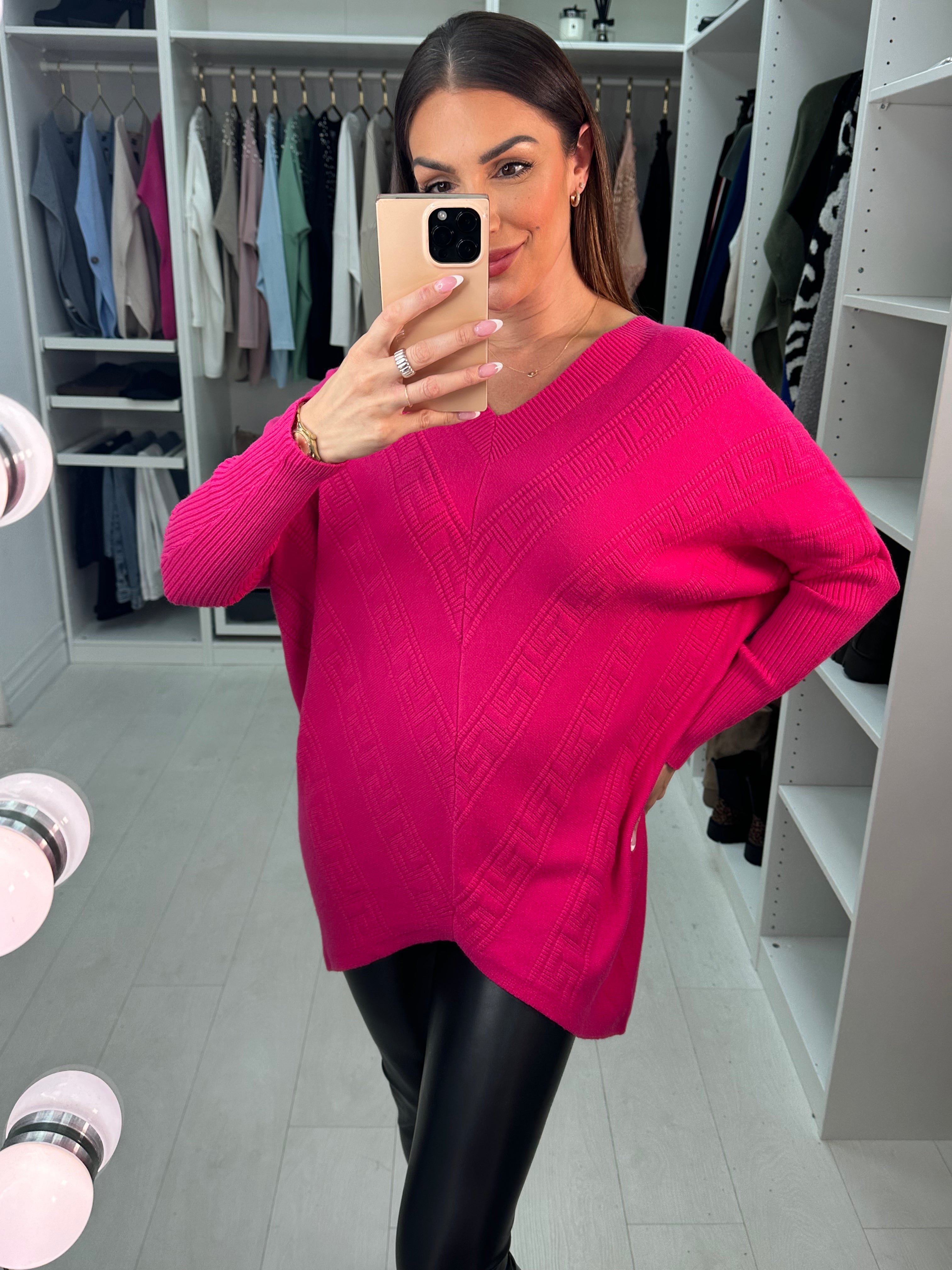 Geena V Detailed Knitted Jumper