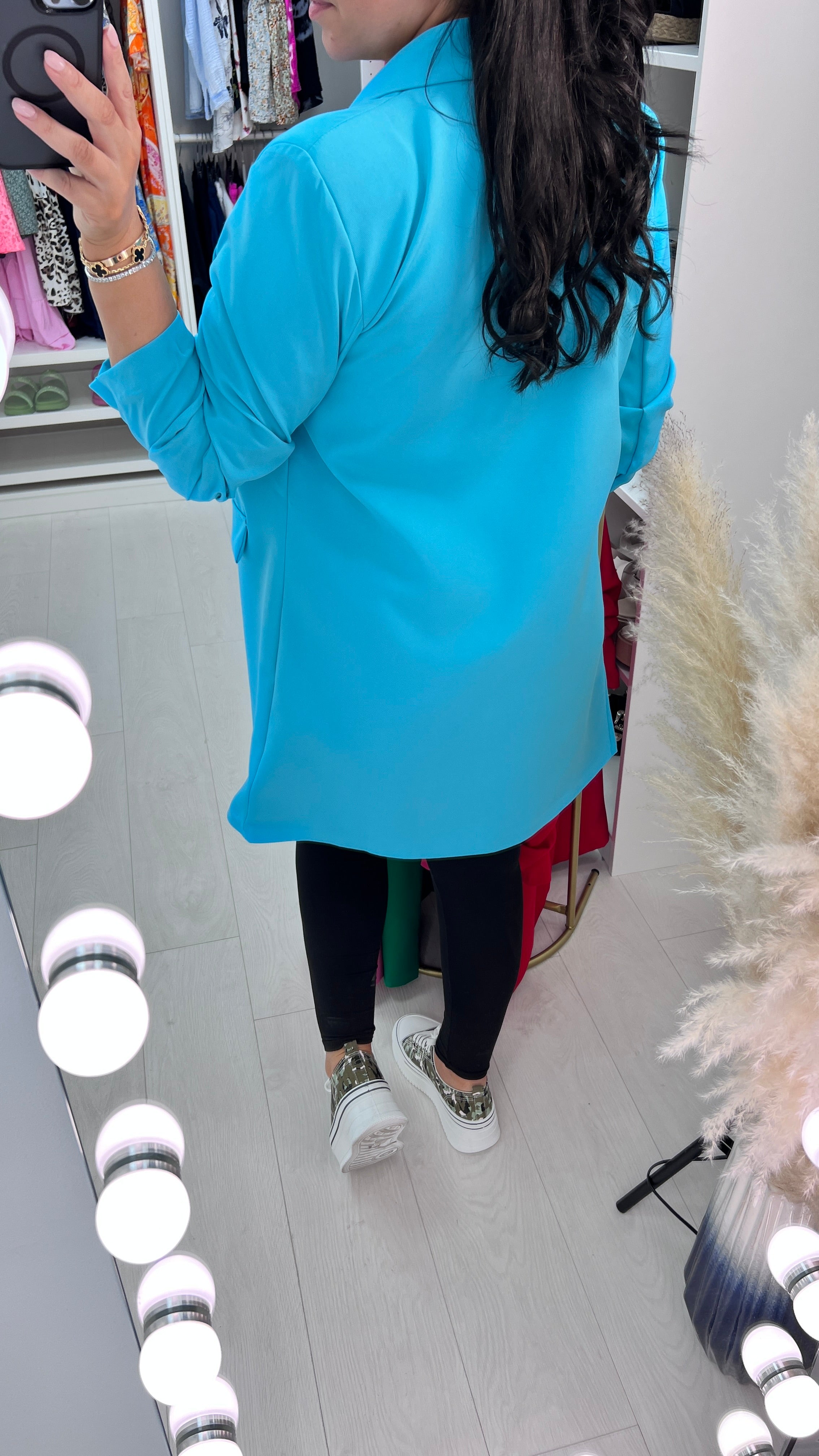 Raelle Ruched Sleeve Blazer