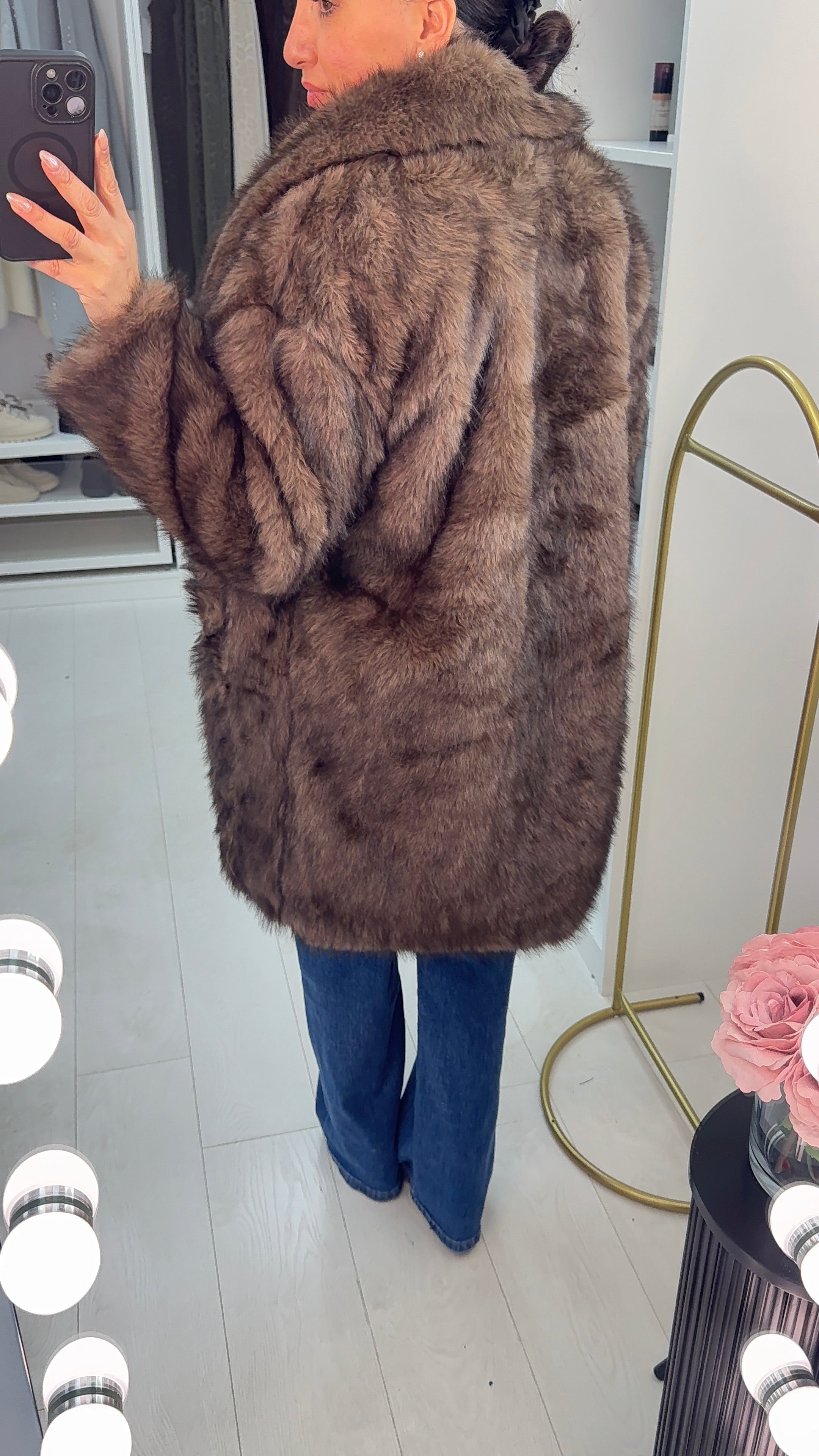 Liliana Faux Fur Oversized Coat