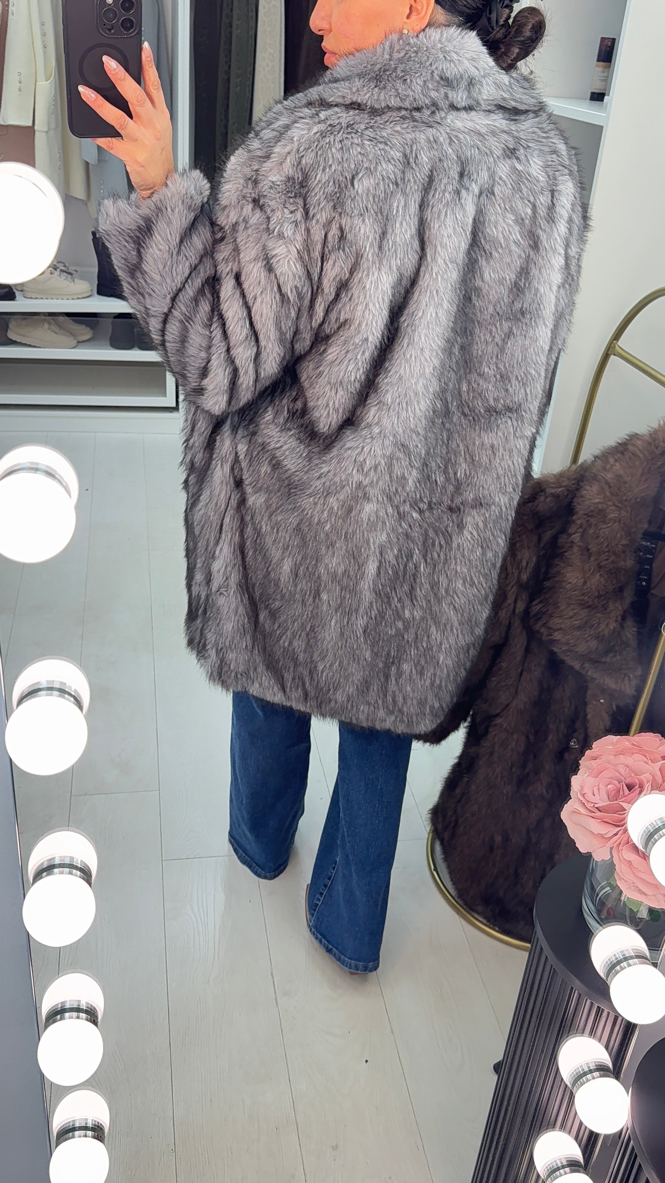Liliana Faux Fur Oversized Coat