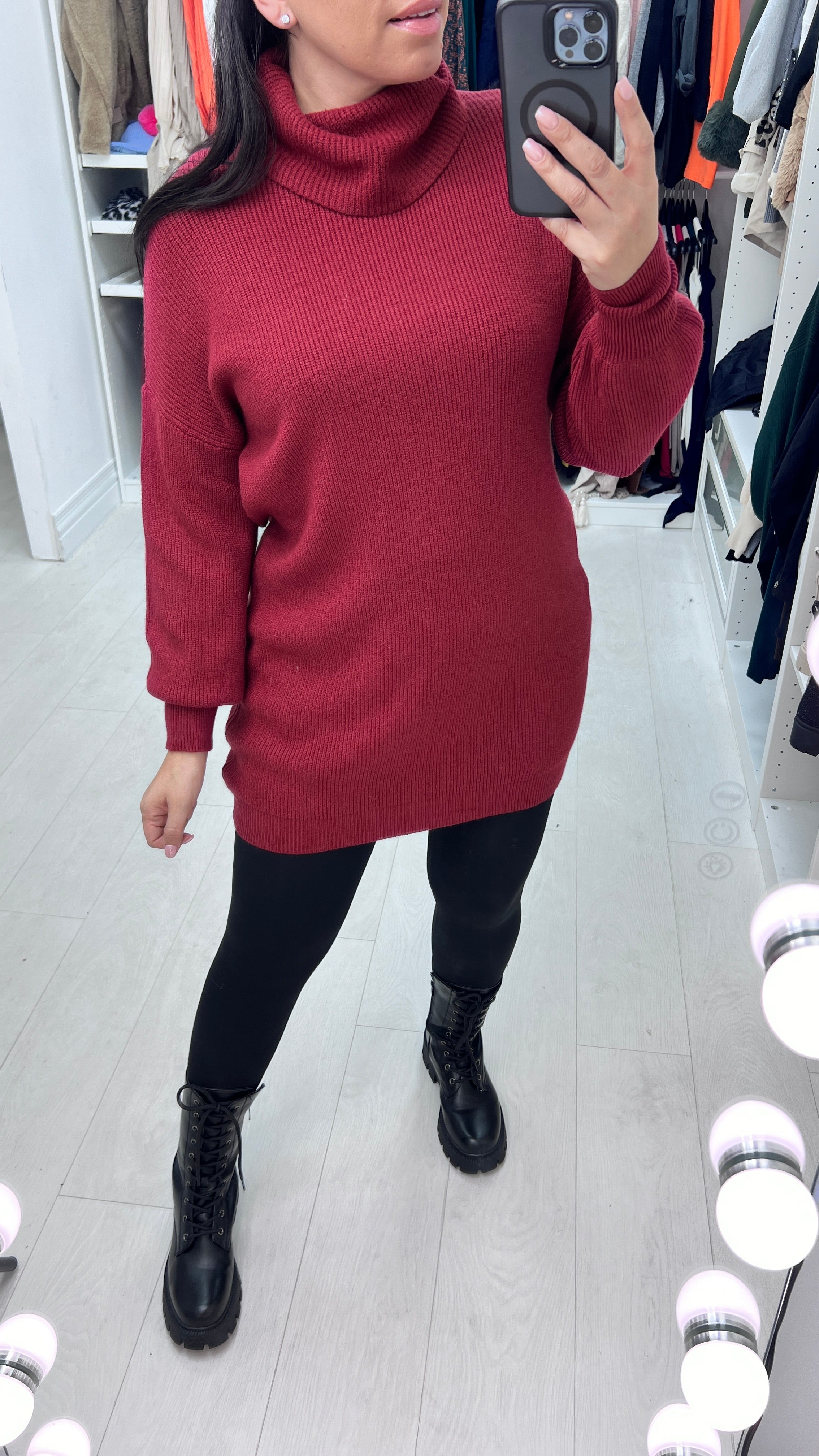 Emolia Soft Knit Roll Neck Jumper