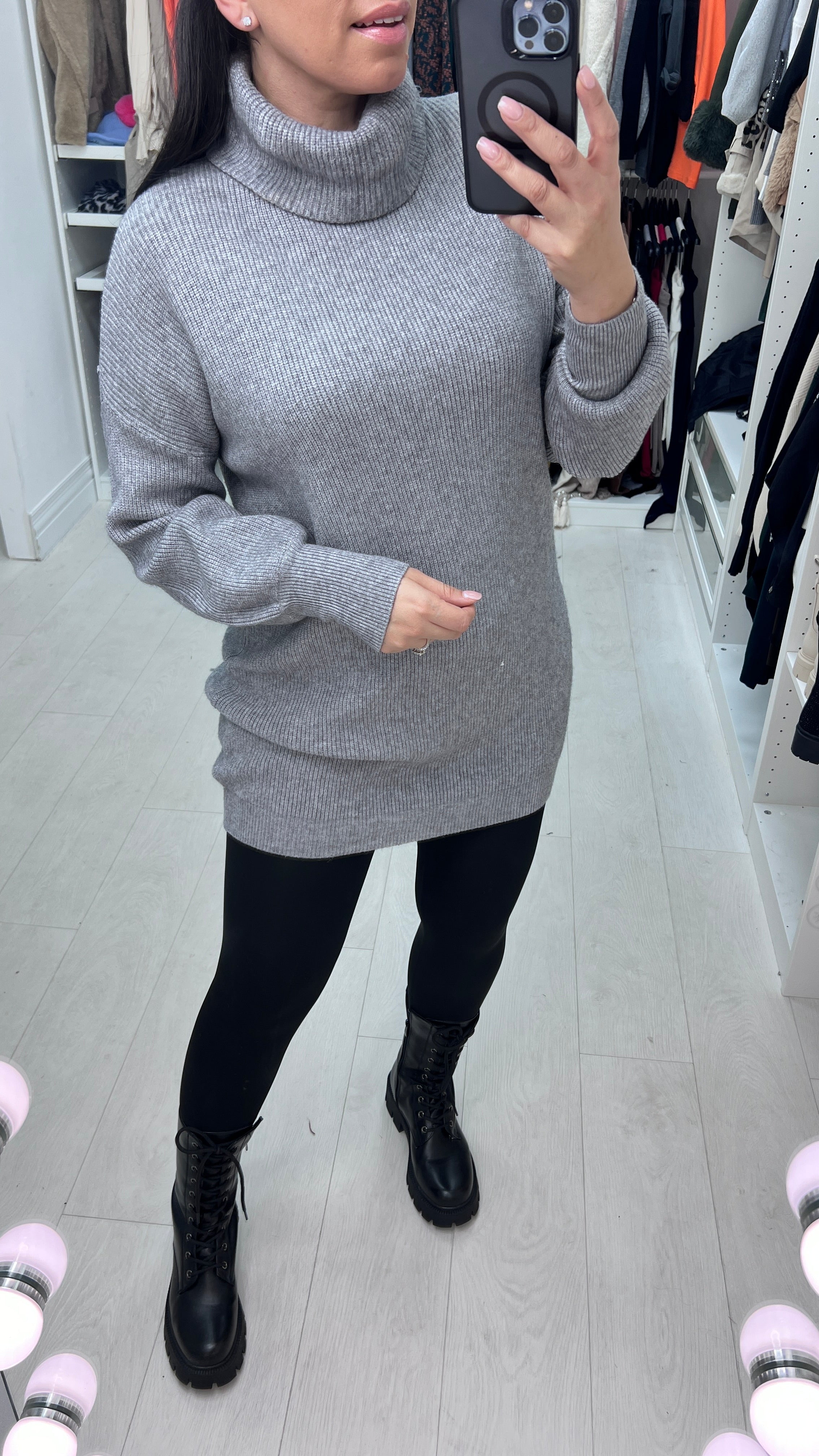 Emolia Soft Knit Roll Neck Jumper