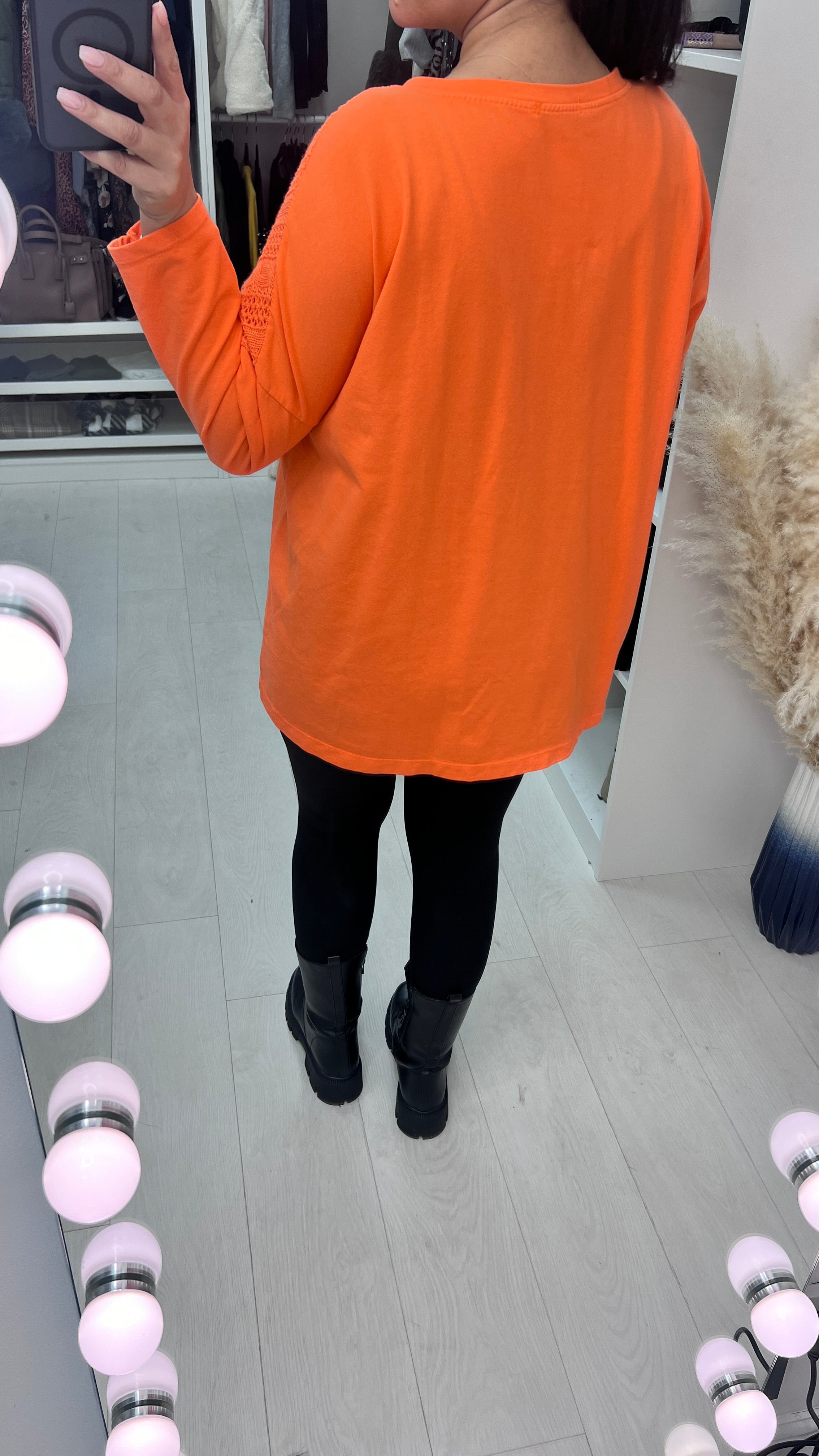 Bradey Knitted Front Sweatshirt