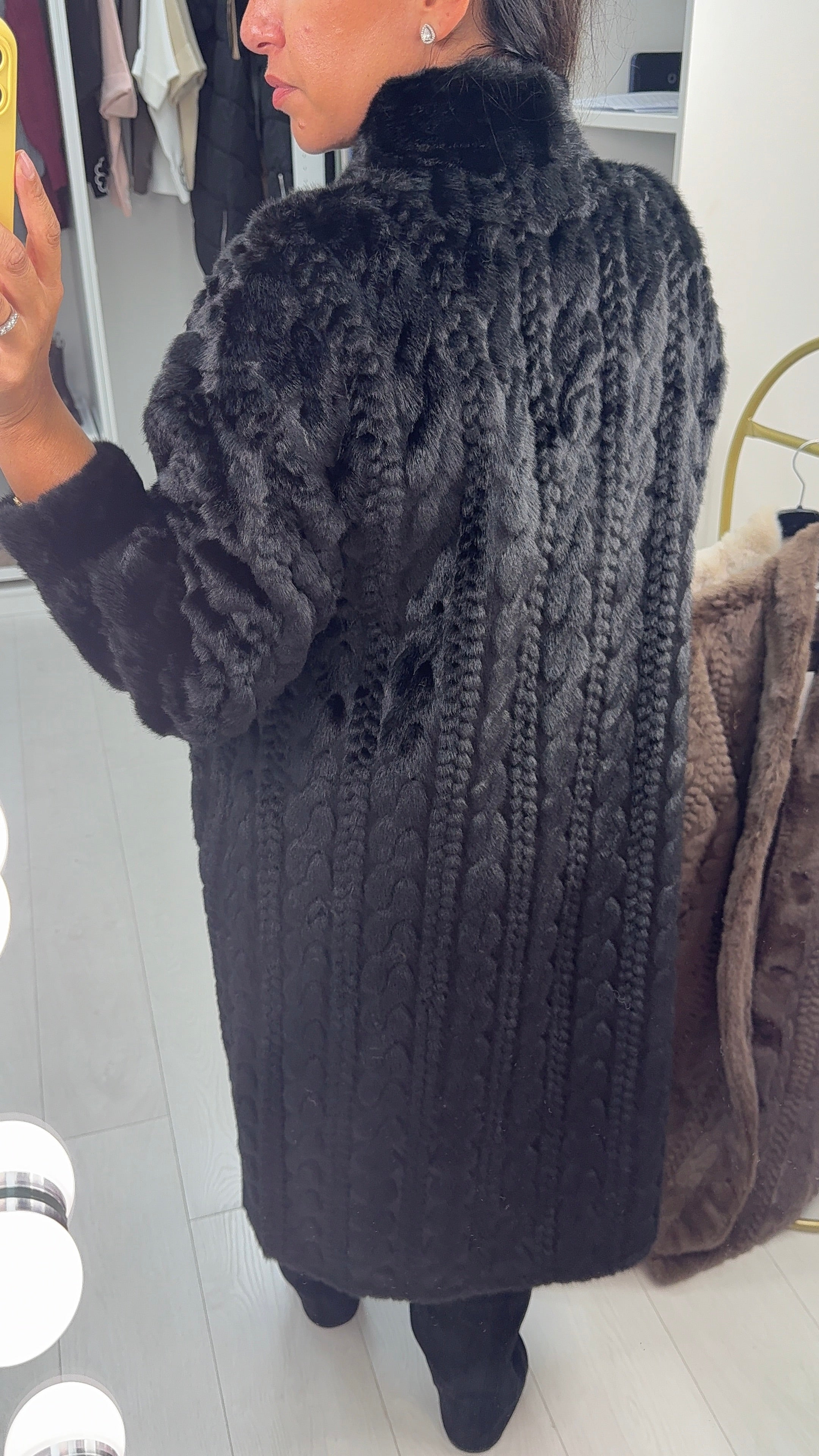 Zyra Faux Fur Cardi Coat