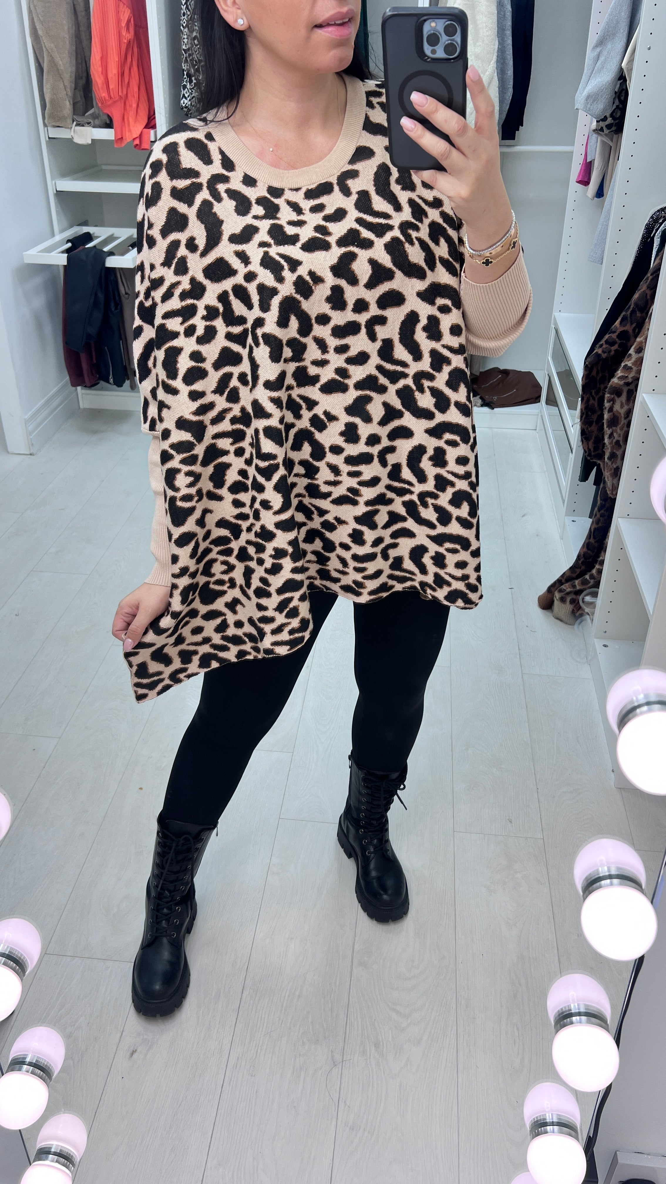 Abba Leopard Print Jumper