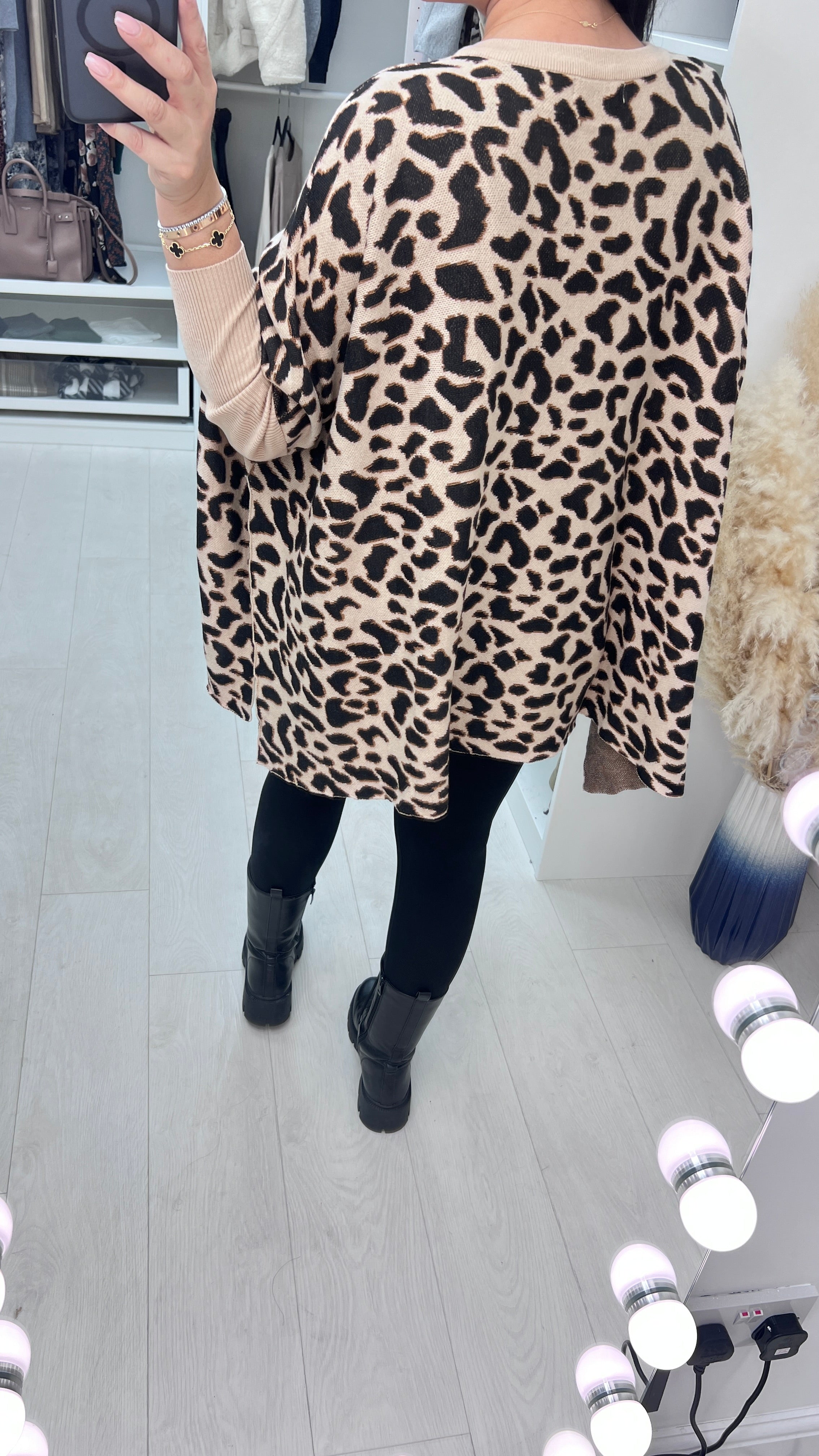 Abba Leopard Print Jumper