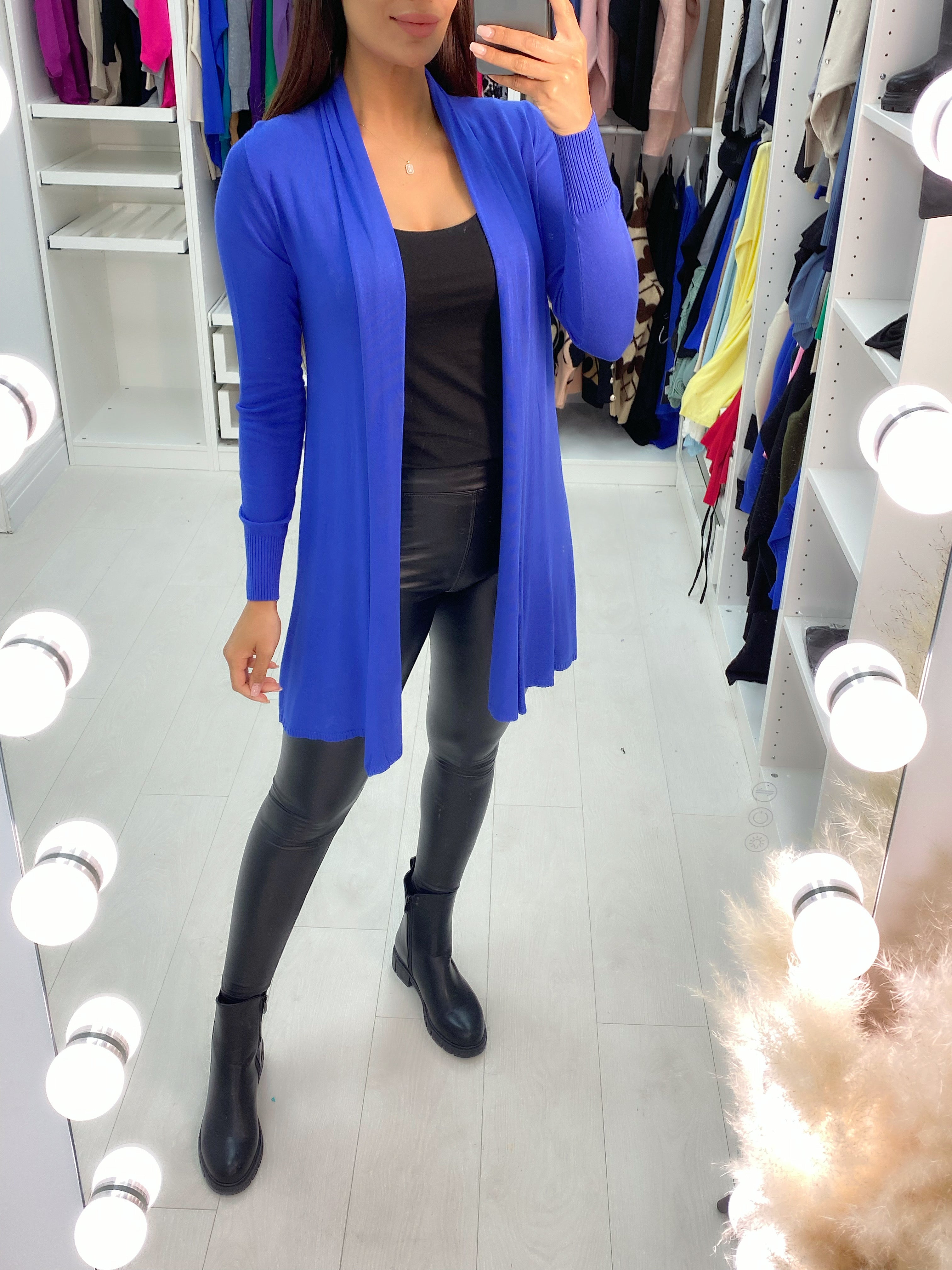 Rosa Lightweight Drape Open Front Cardigan