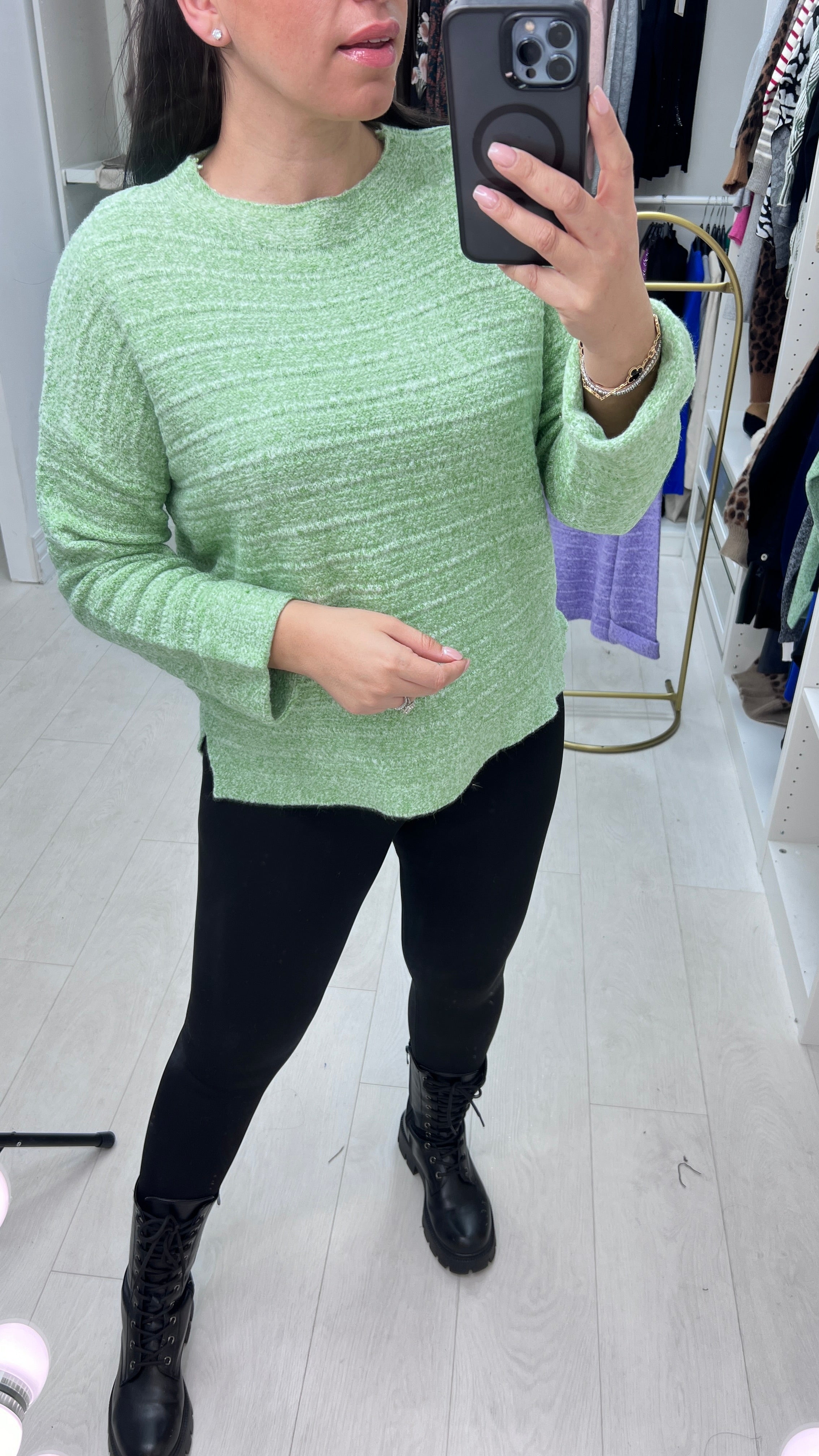 Opal Boucle Effect Jumper