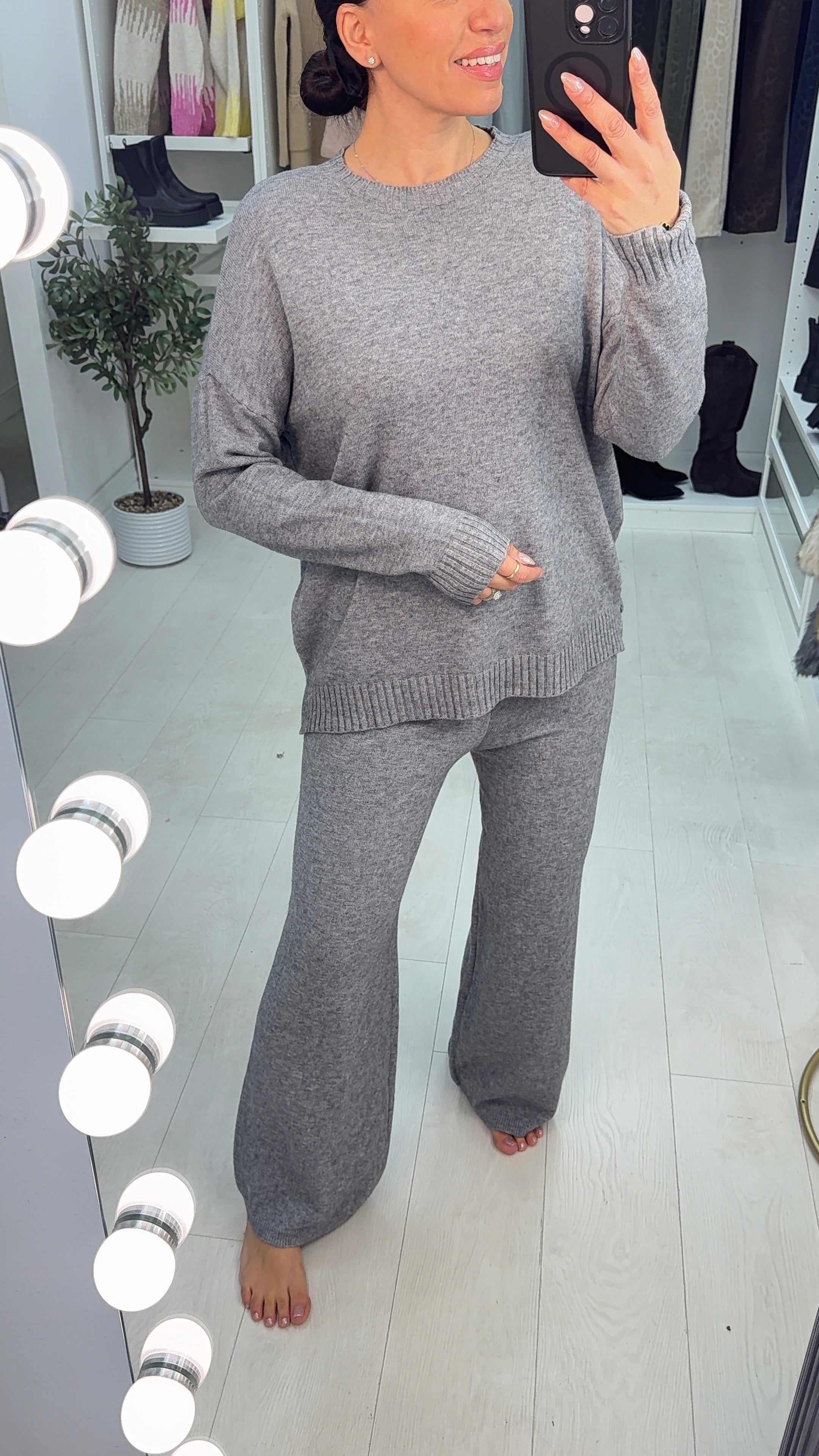 Eryn Plain Loose Fit Loungewear Set