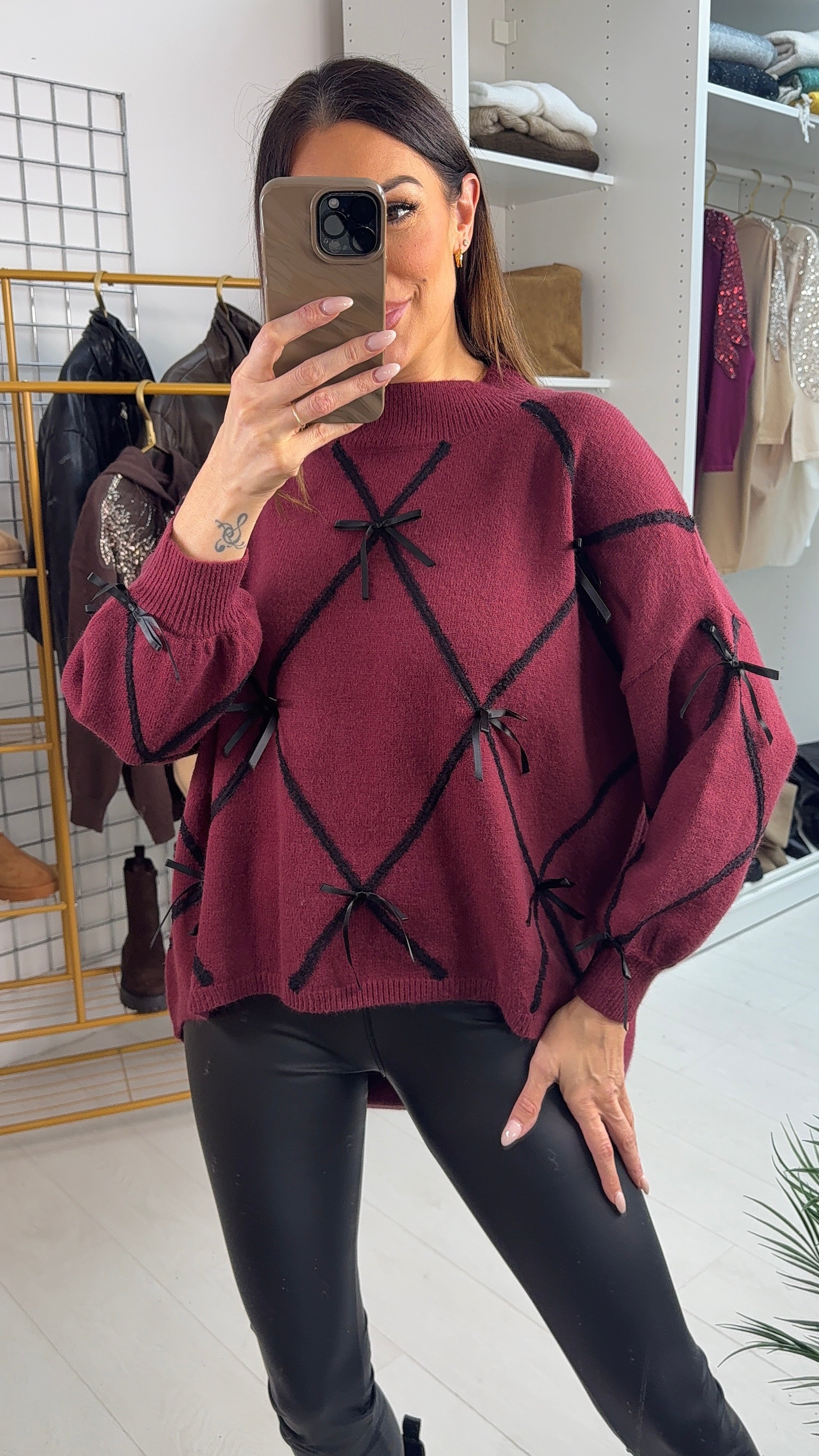 Dominica Bow Detail Super Soft Jumper