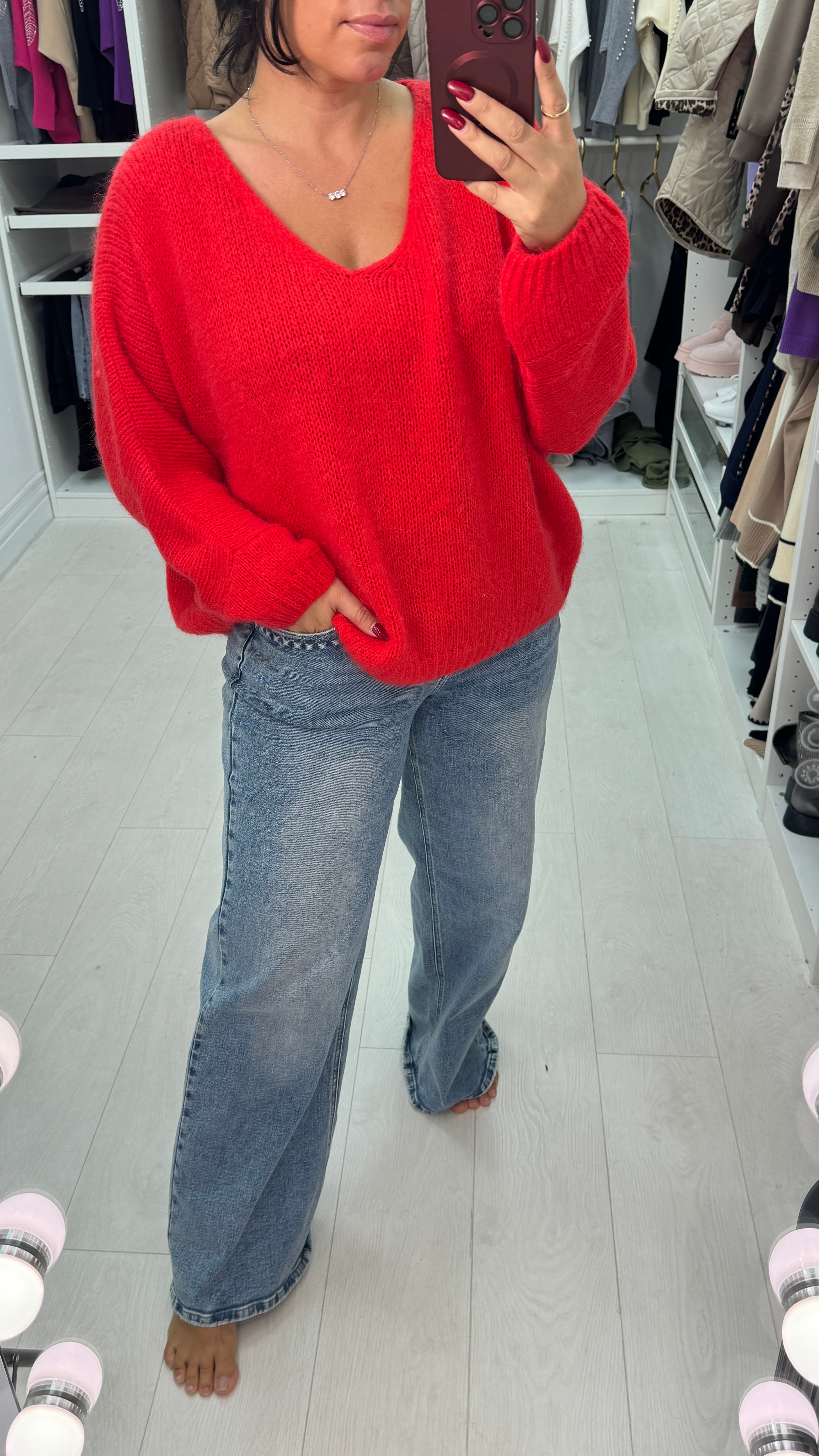 Dahlia Plain Super Soft Oversized Jumper