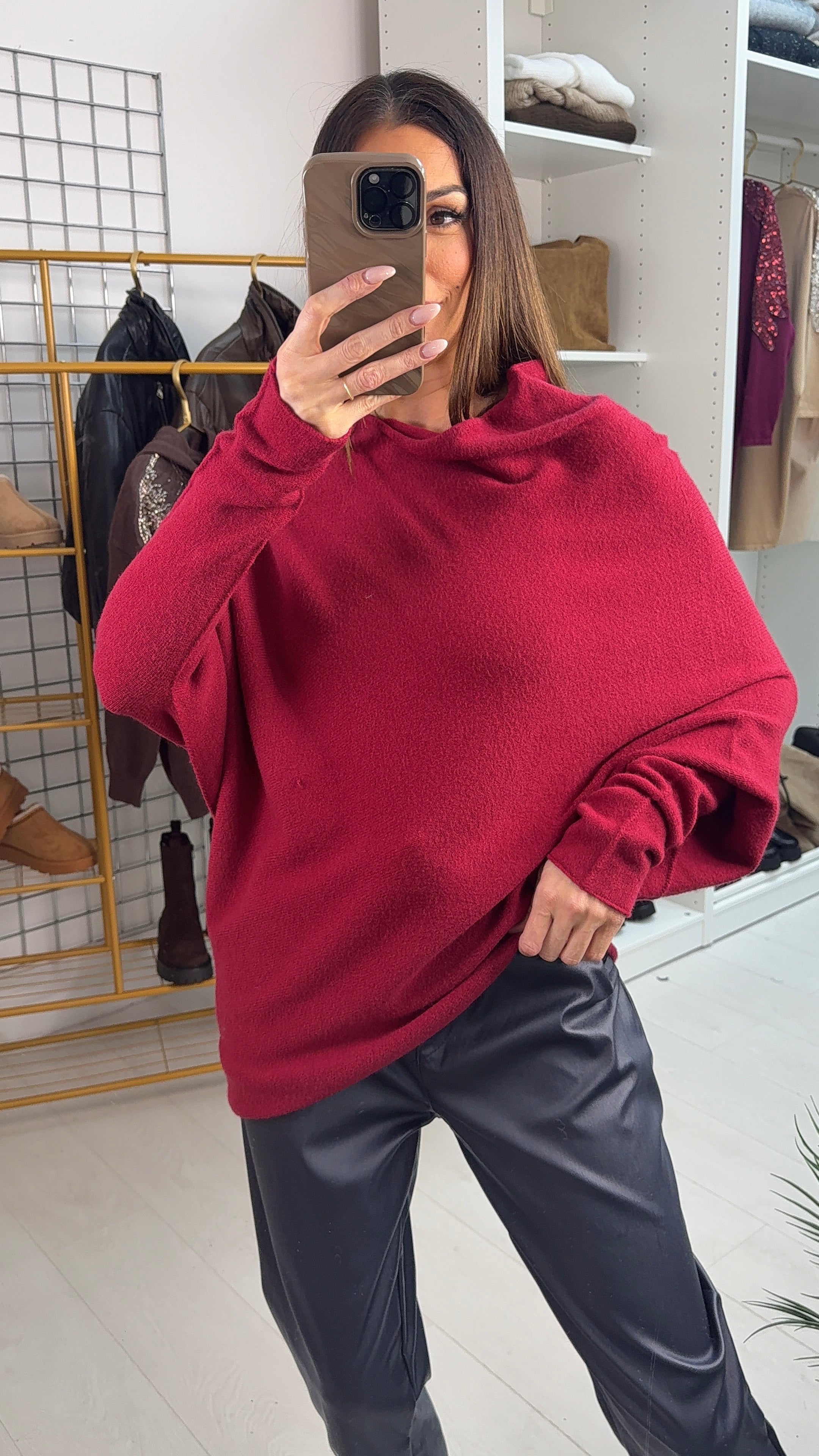 Nita Plain Asymmetric Jumper