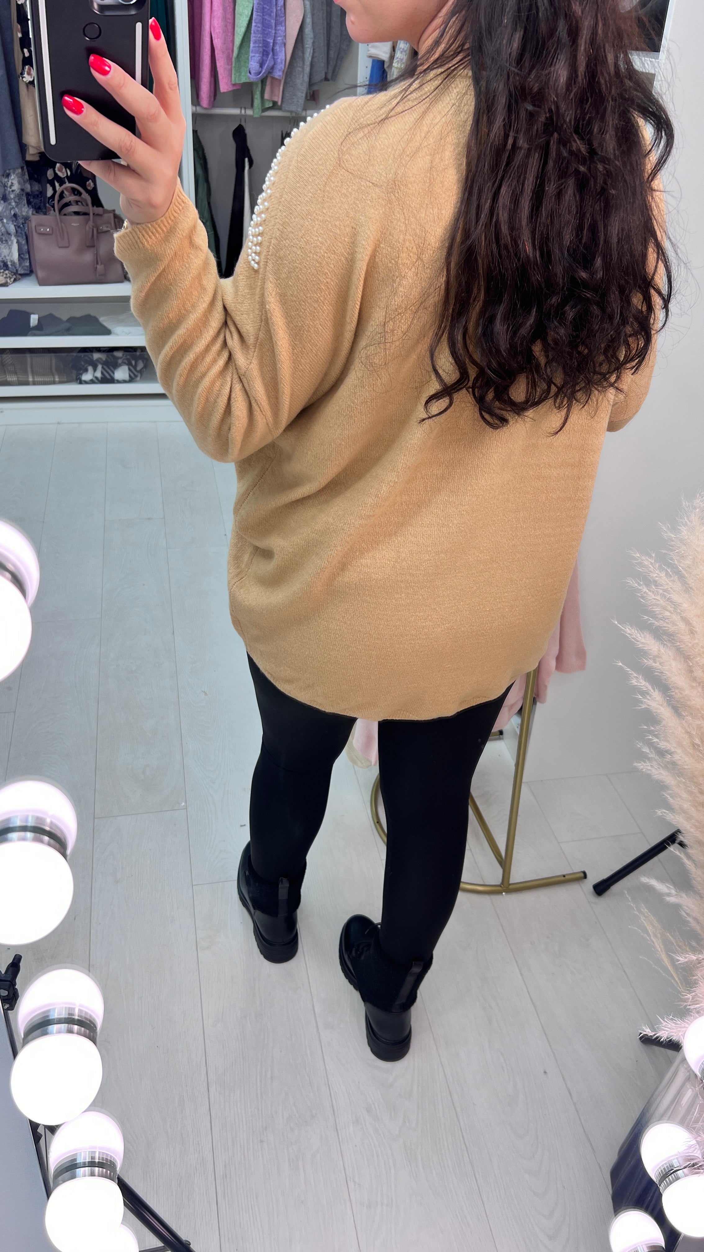 Elliz Pearl Detail Supersoft Jumper