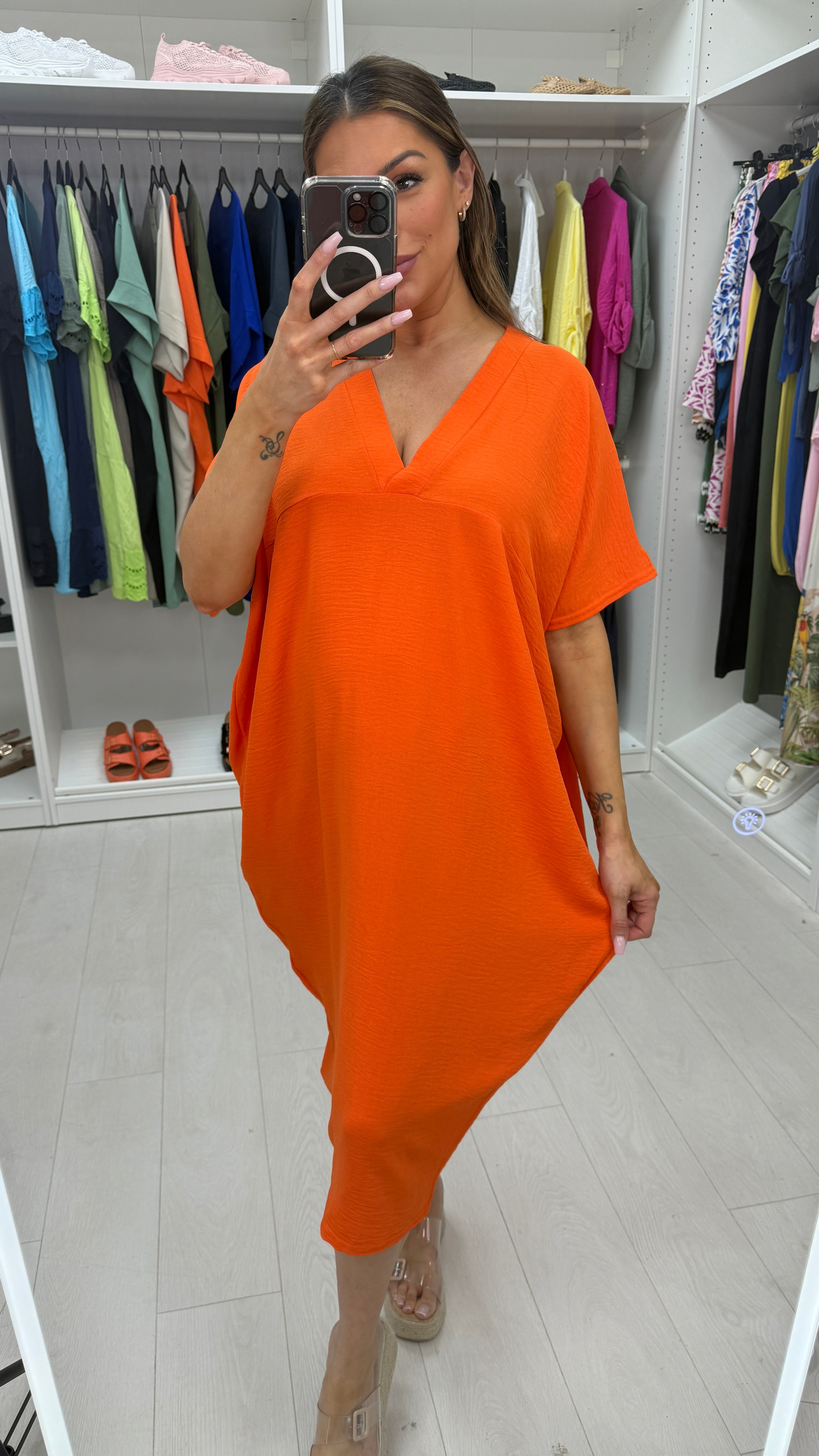Joy V Neck Oversized Dress
