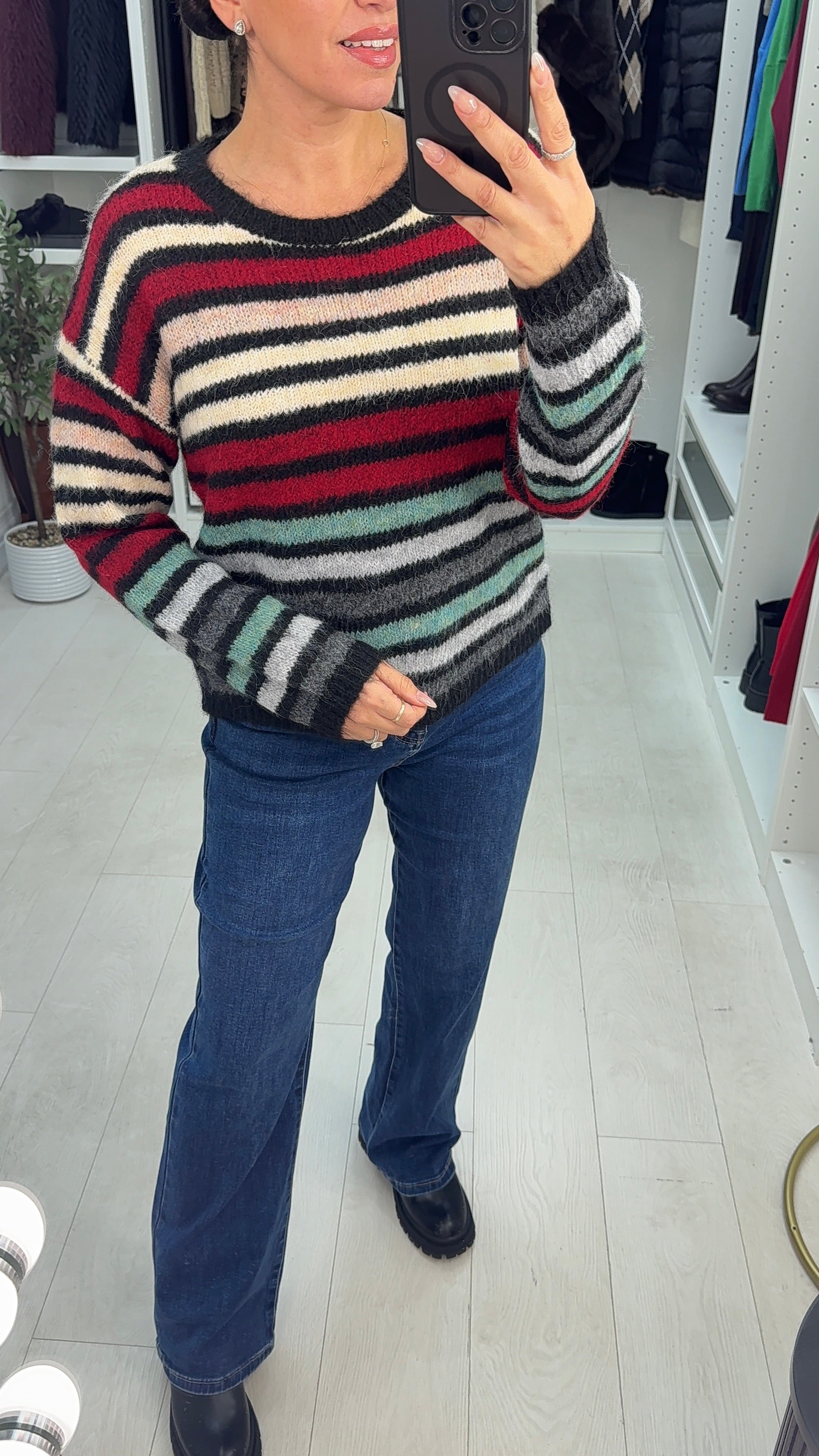 Karina Colour Block Super Soft Jumper