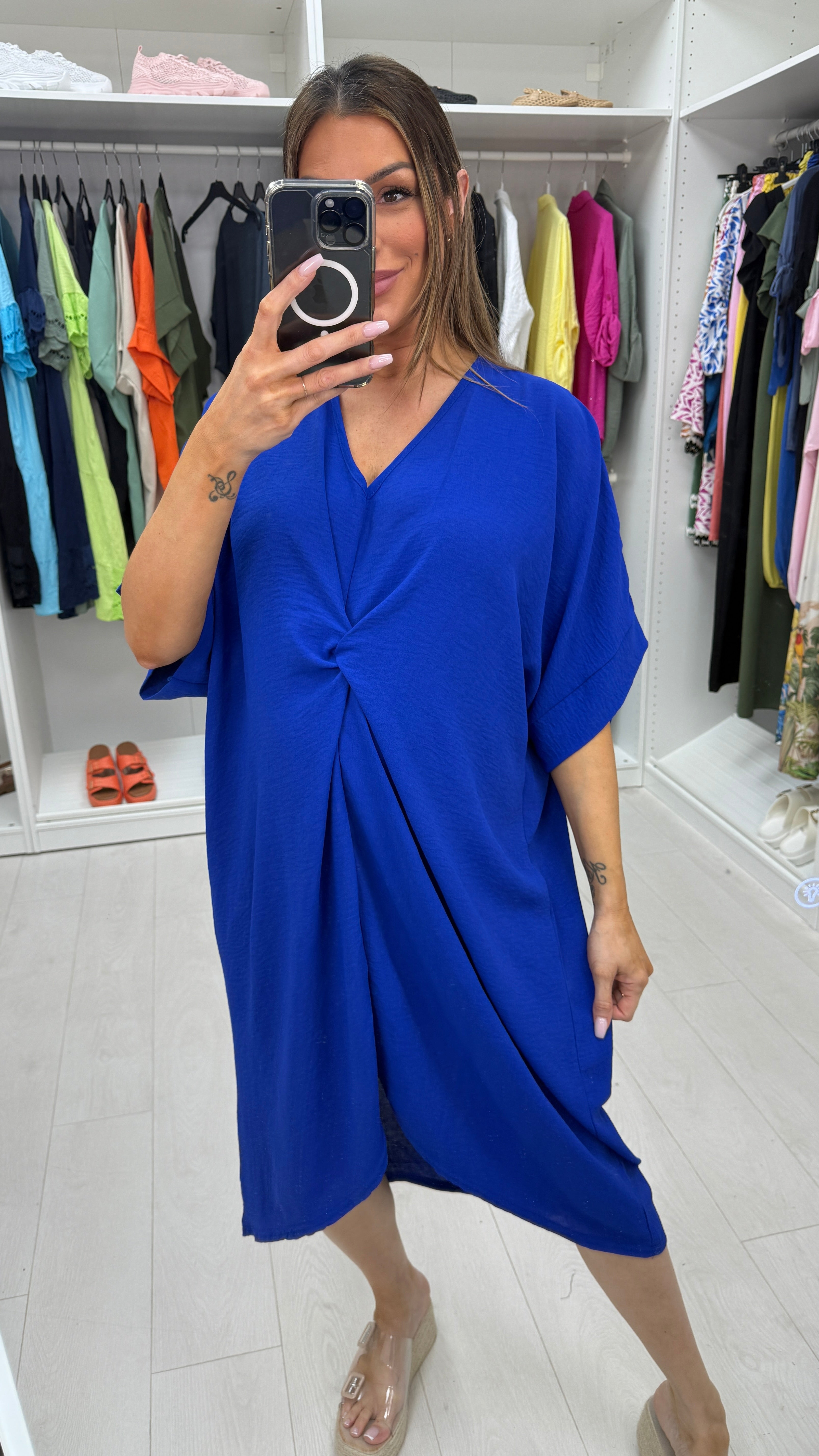 Limbani Knot Front Dress