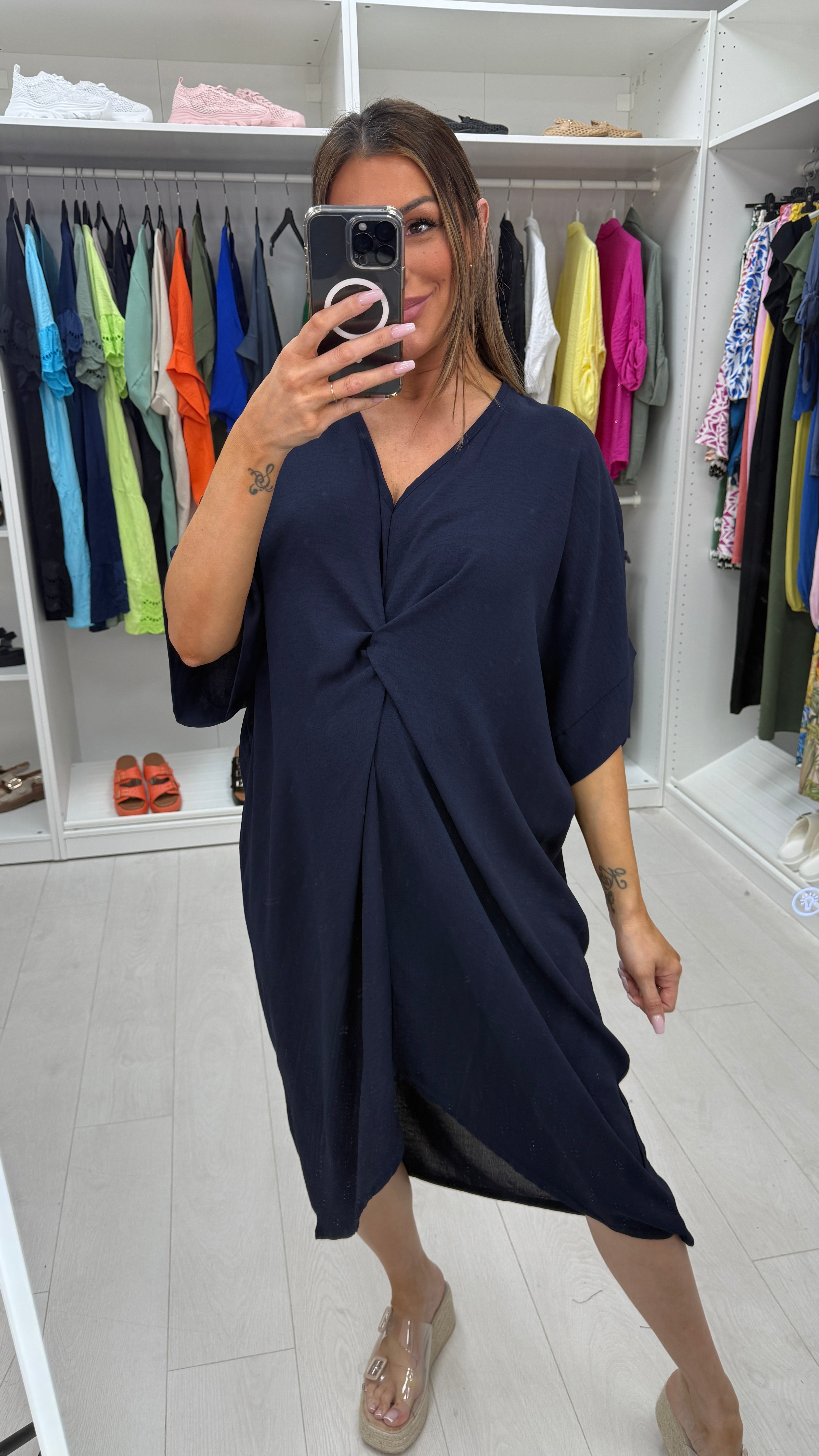 Limbani Knot Front Dress